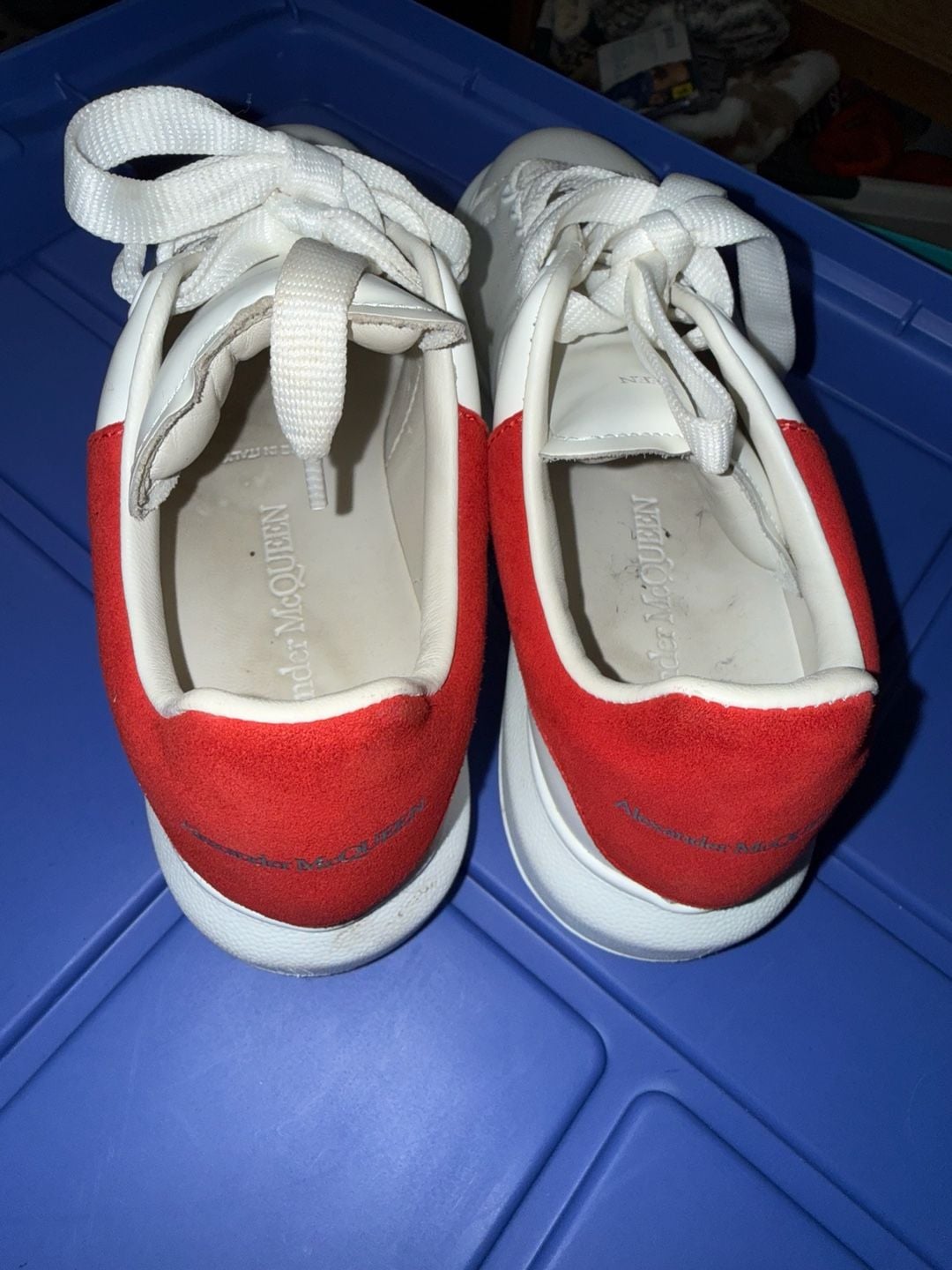 Alexander McQueen Oversized Sneaker White Red 9