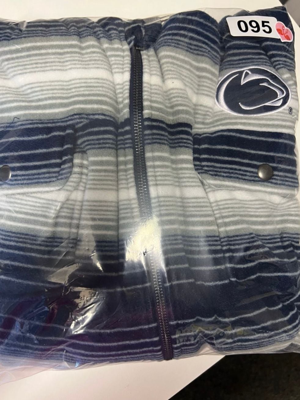 Colosseum Penn State Nittany Lions Full Zip Fleece Hoodie XL 6