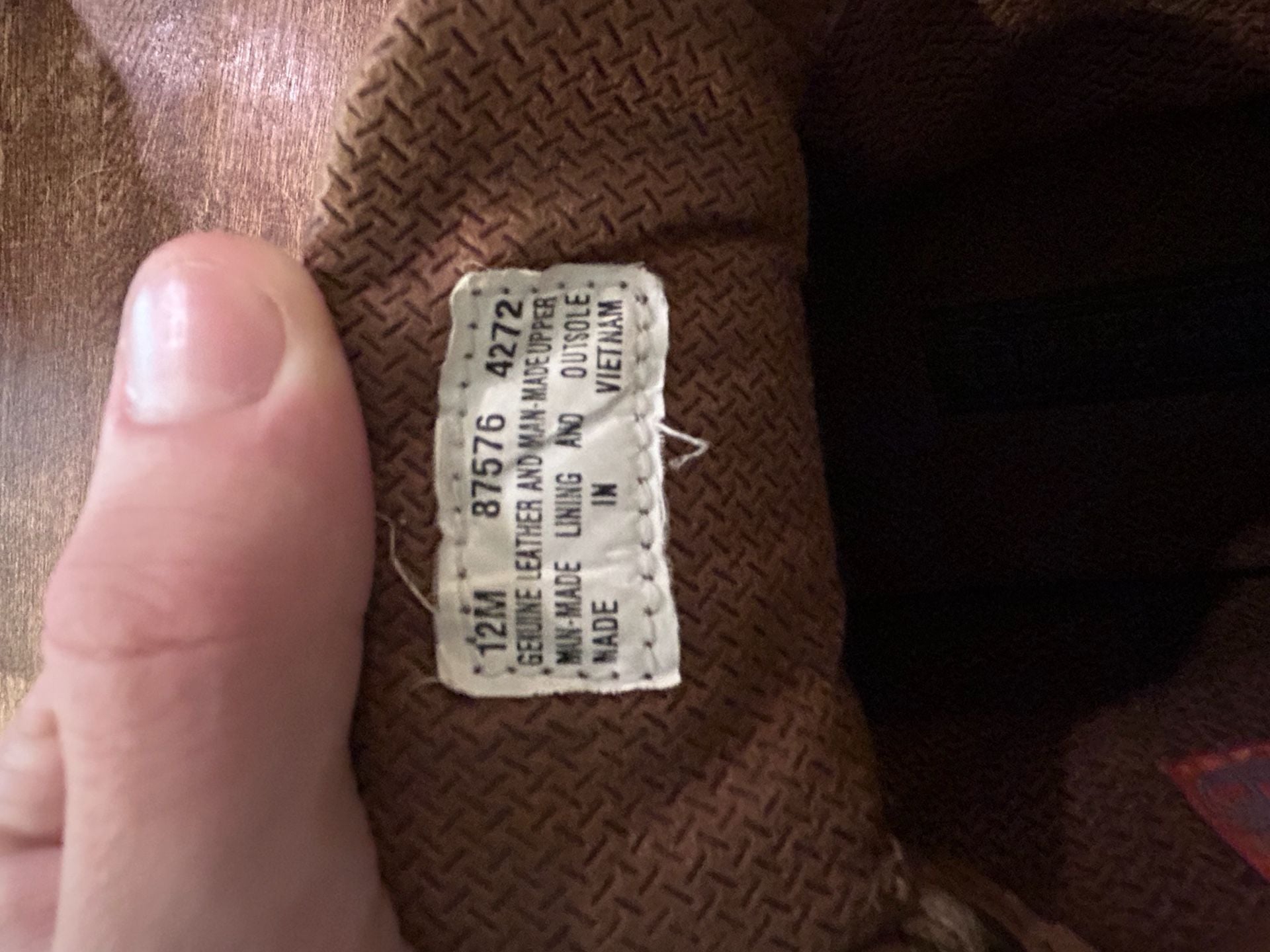Timberland Boots Size 12M Brown Leather Moc Toe 4