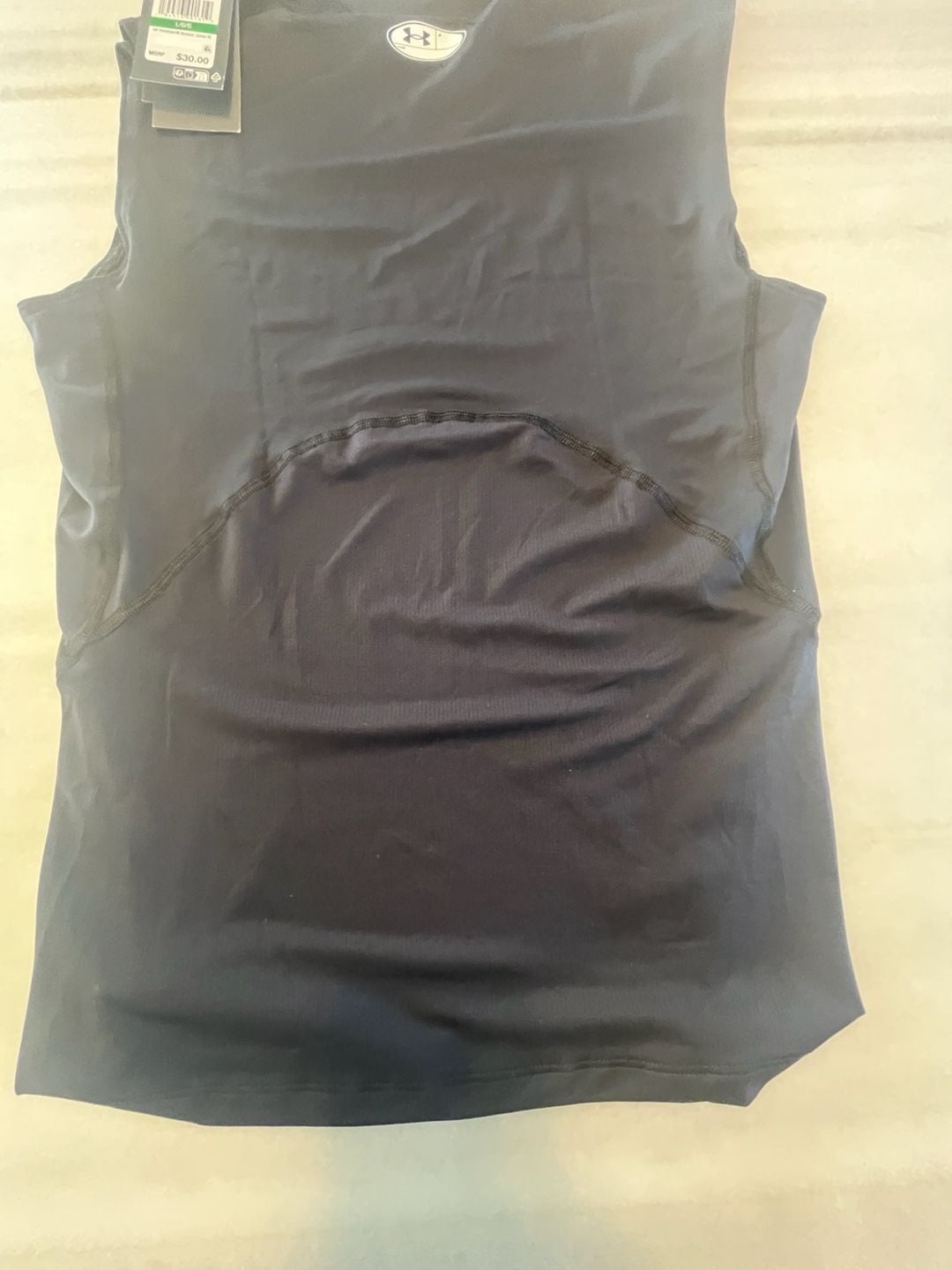 Under Armour HeatGear Armour Comp SL Size L Black Compression Tank Top 9