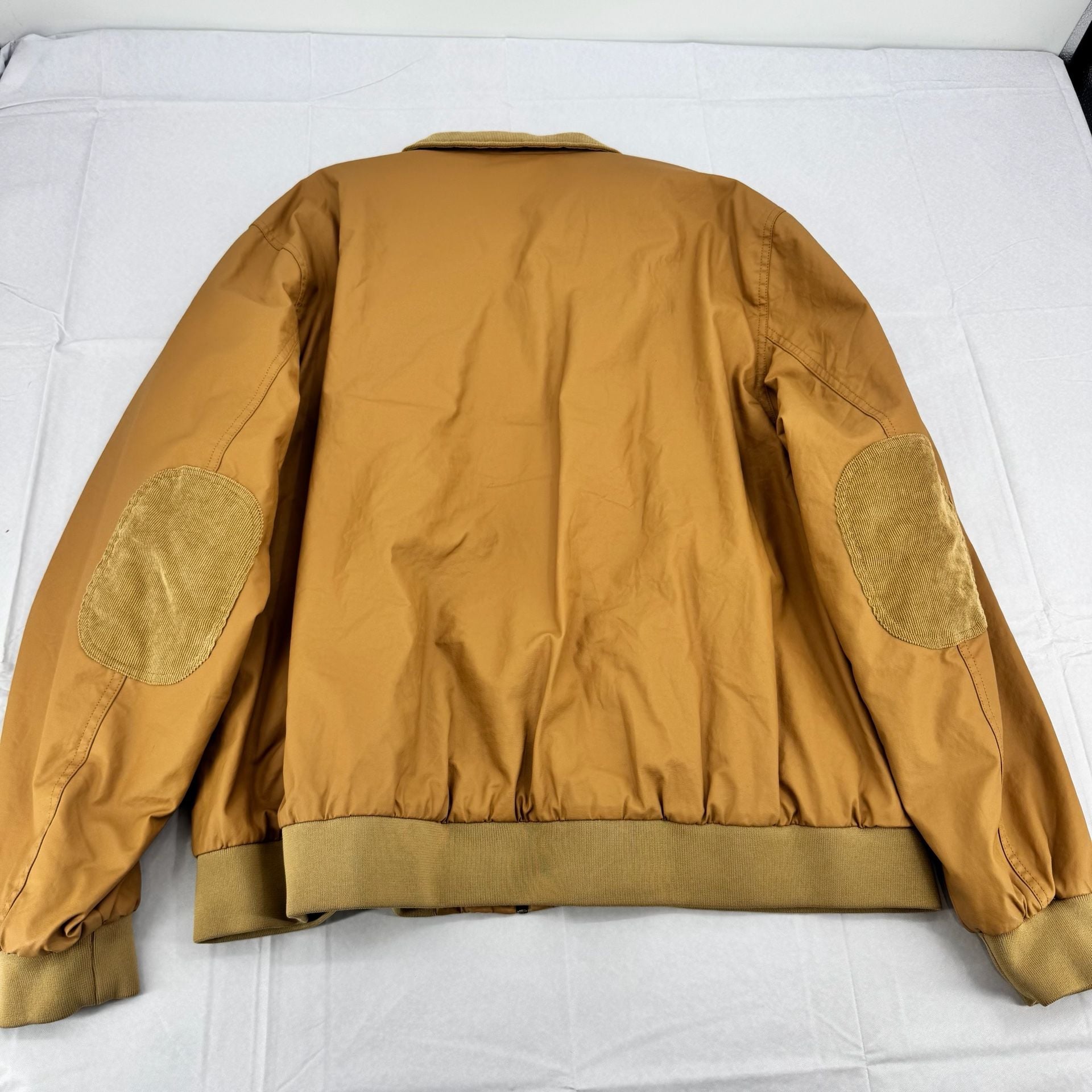 Brown Bomber Workwear Jacket US/2XL Faux Shearling Corduroy Collar 8