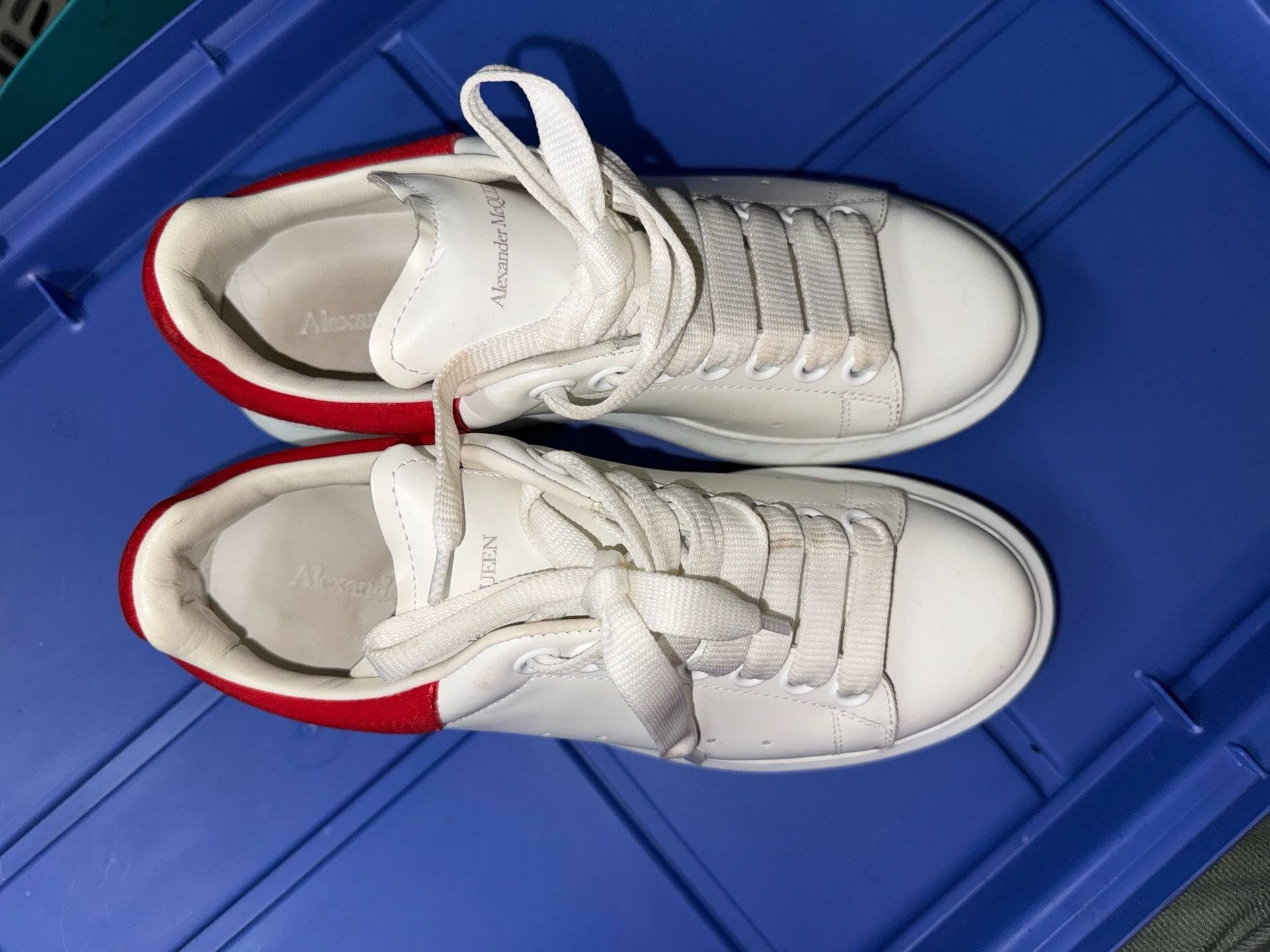 Alexander McQueen Oversized Sneaker White Red 3
