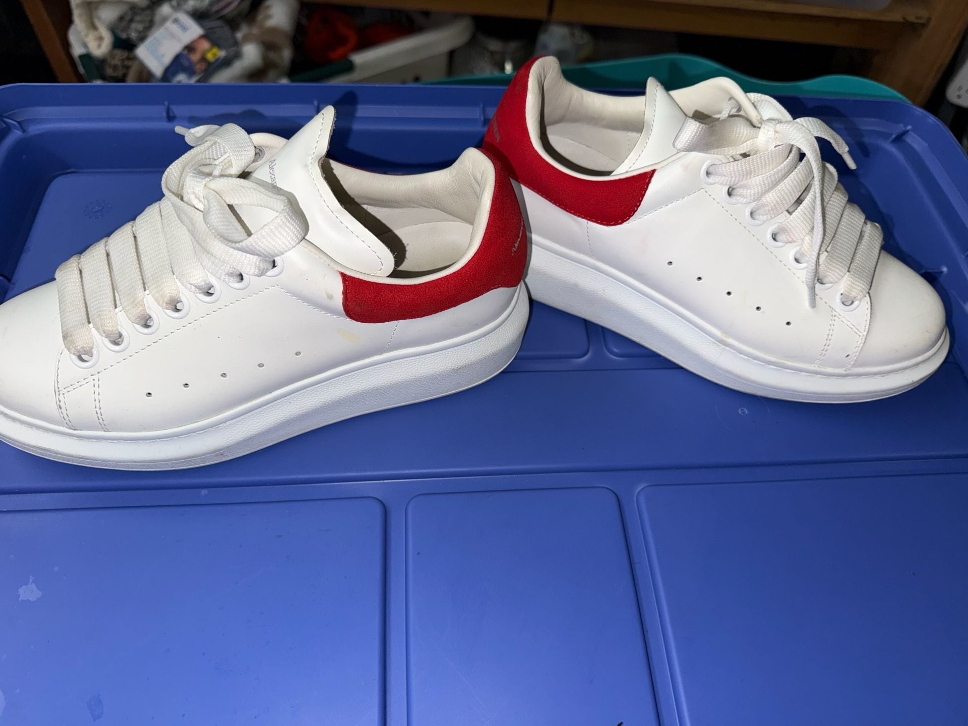 Alexander McQueen Oversized Sneaker White Red 5