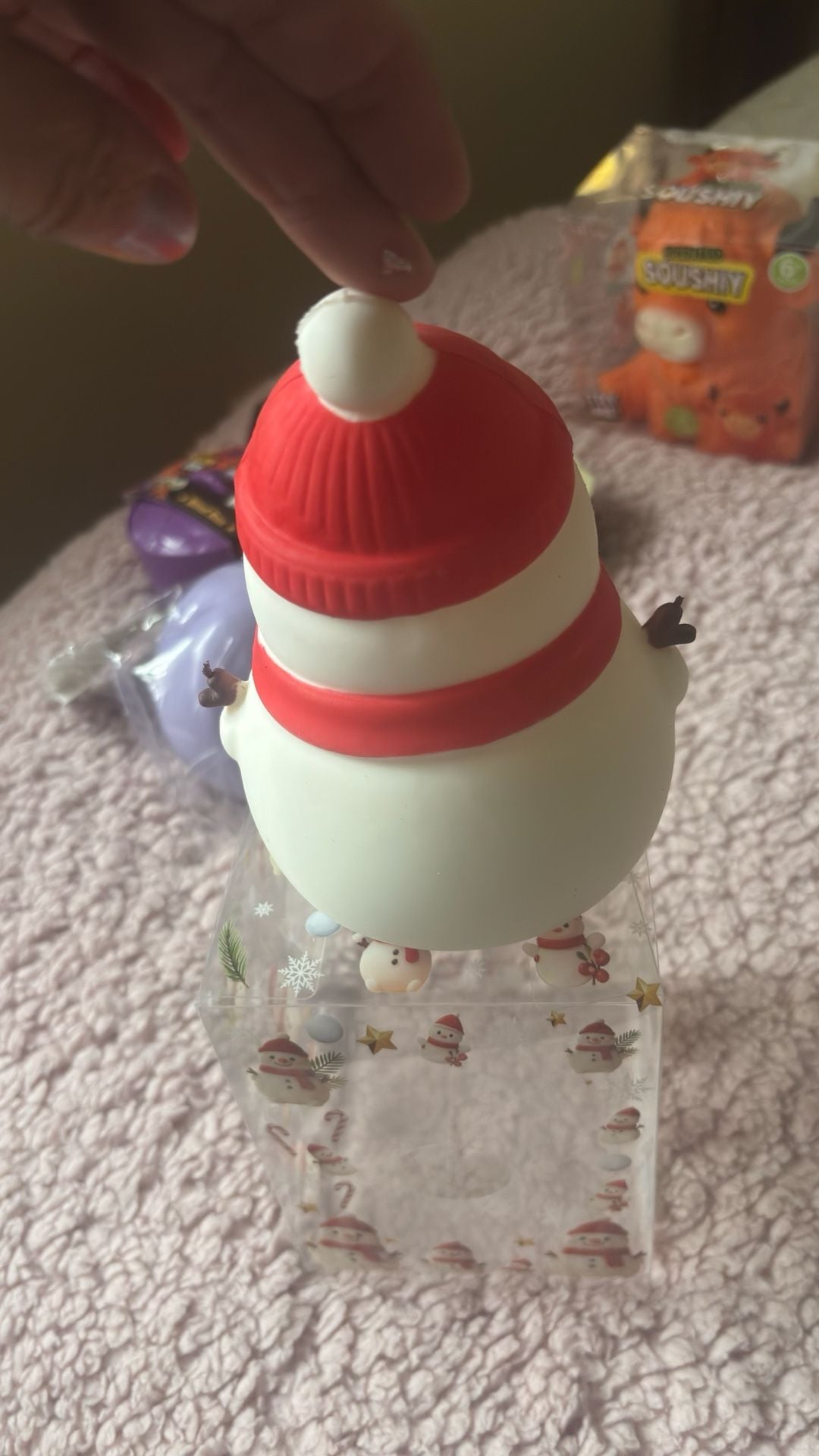 Squeezy Snowman Merry Christmas Squeeze Toy 3