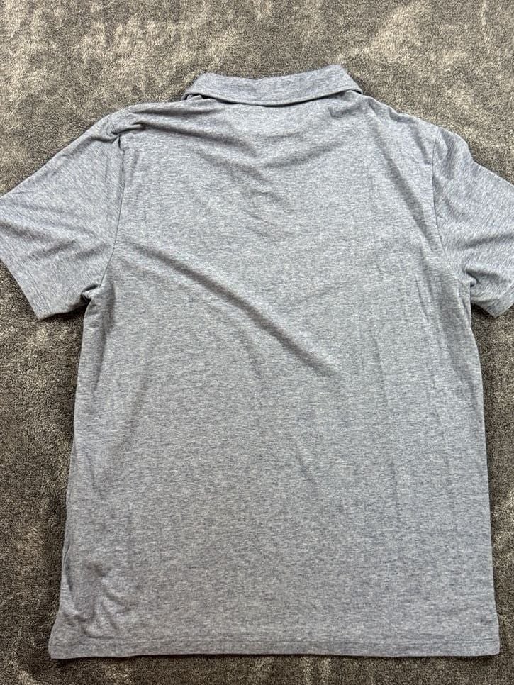 Vineyard Vines Edgartown Polo Size L Blue Heather Pocket 5