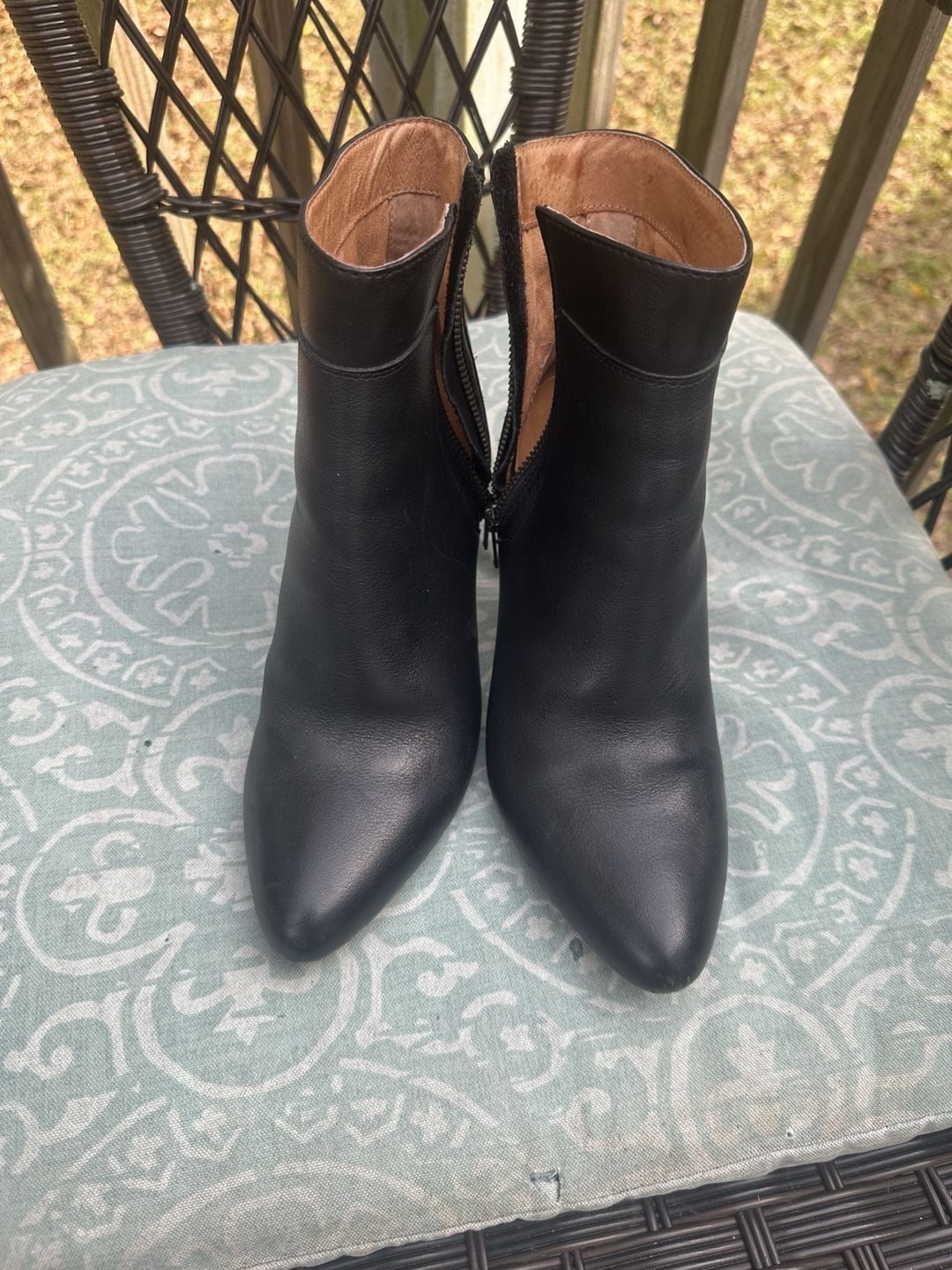 Corso Como Black Leather Ankle Boots 2