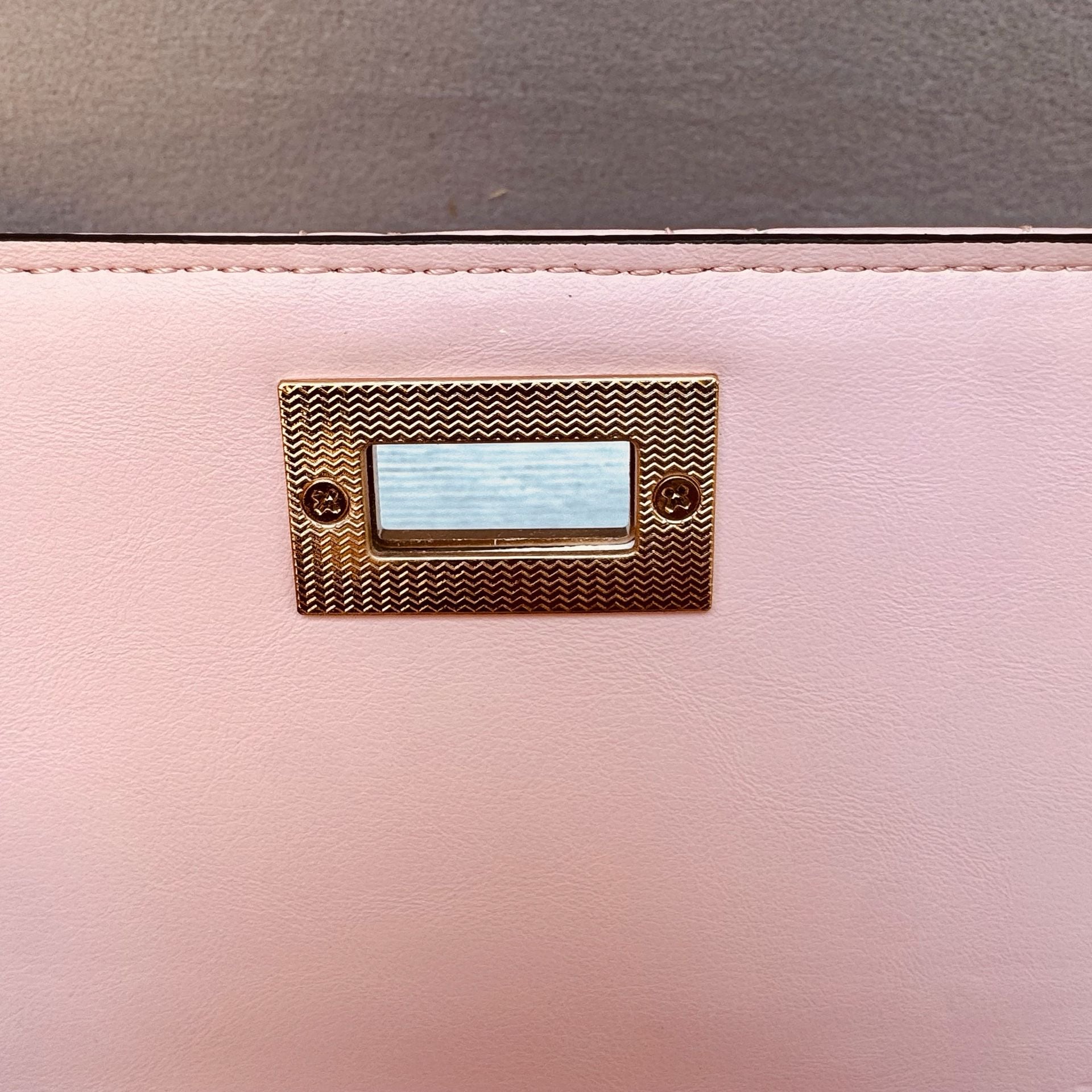 Aldo Pink Quilted Crossbody Bag Gold Hardware 9