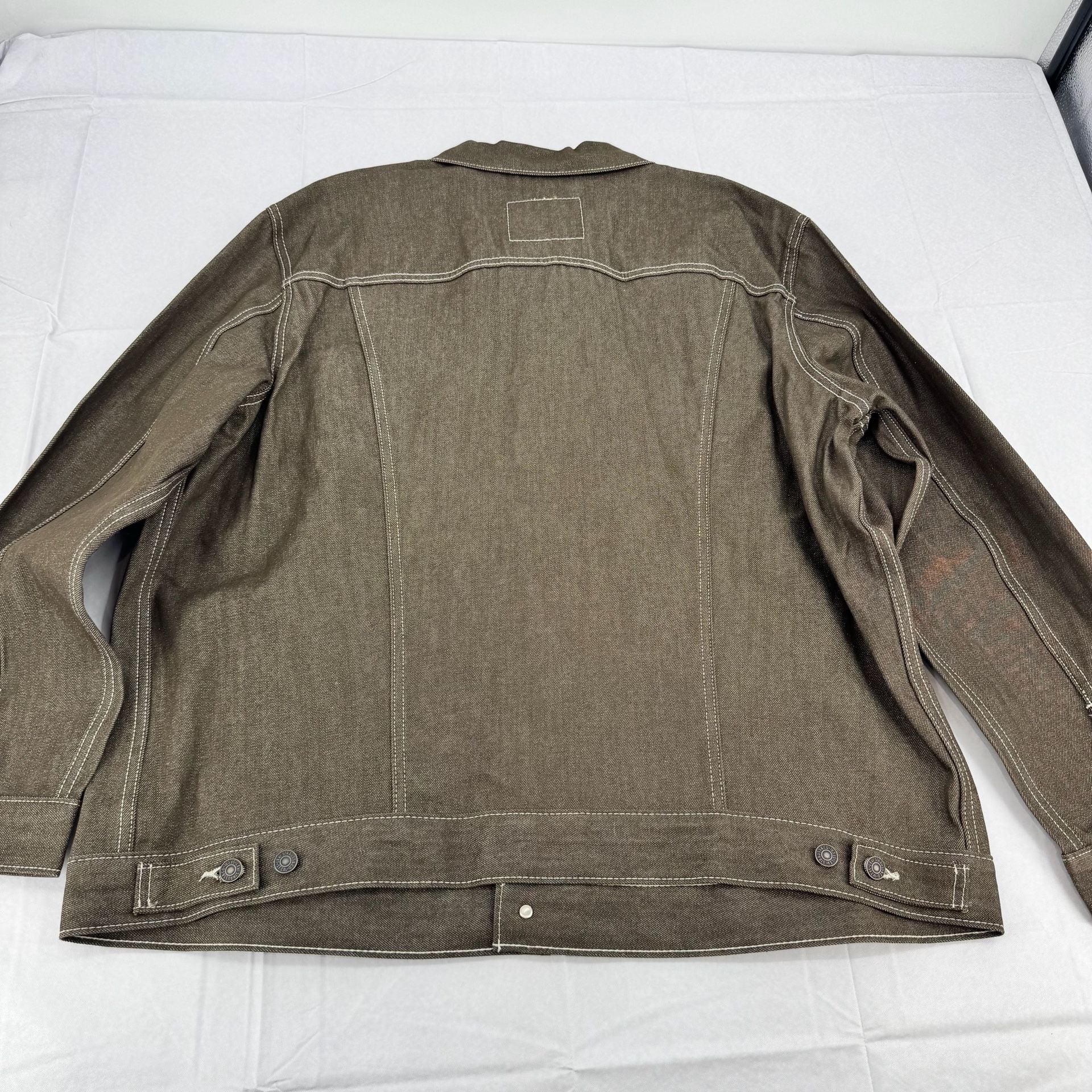 NWT Levi's The Trucker Jacket Size XXL Brown Denim 7