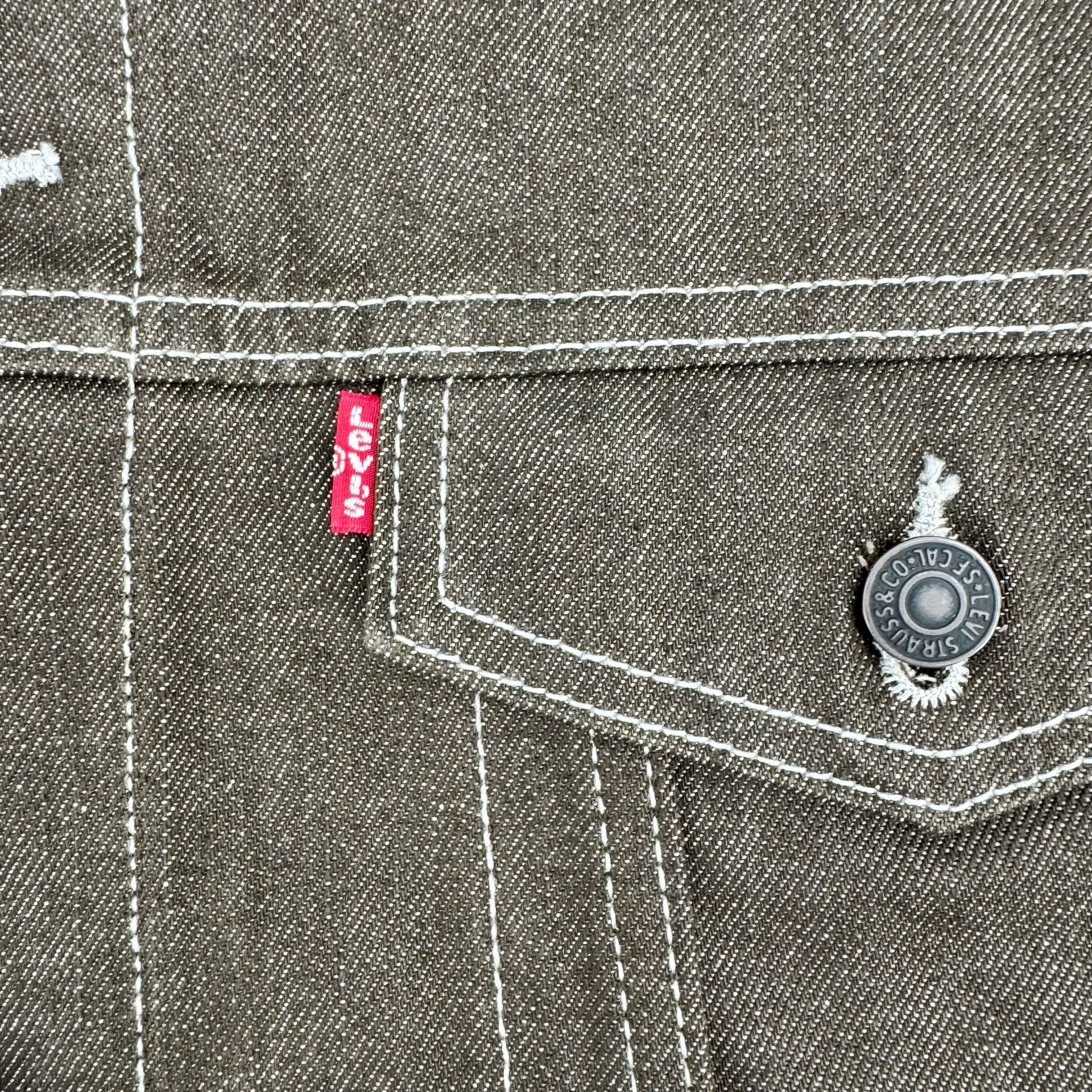 NWT Levi's The Trucker Jacket Size XXL Brown Denim 9