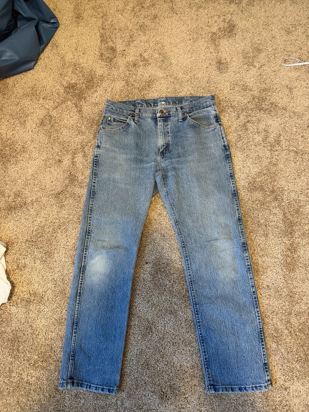 Wrangler Bootcut Jeans 32x30 Blue Cotton Blend 2