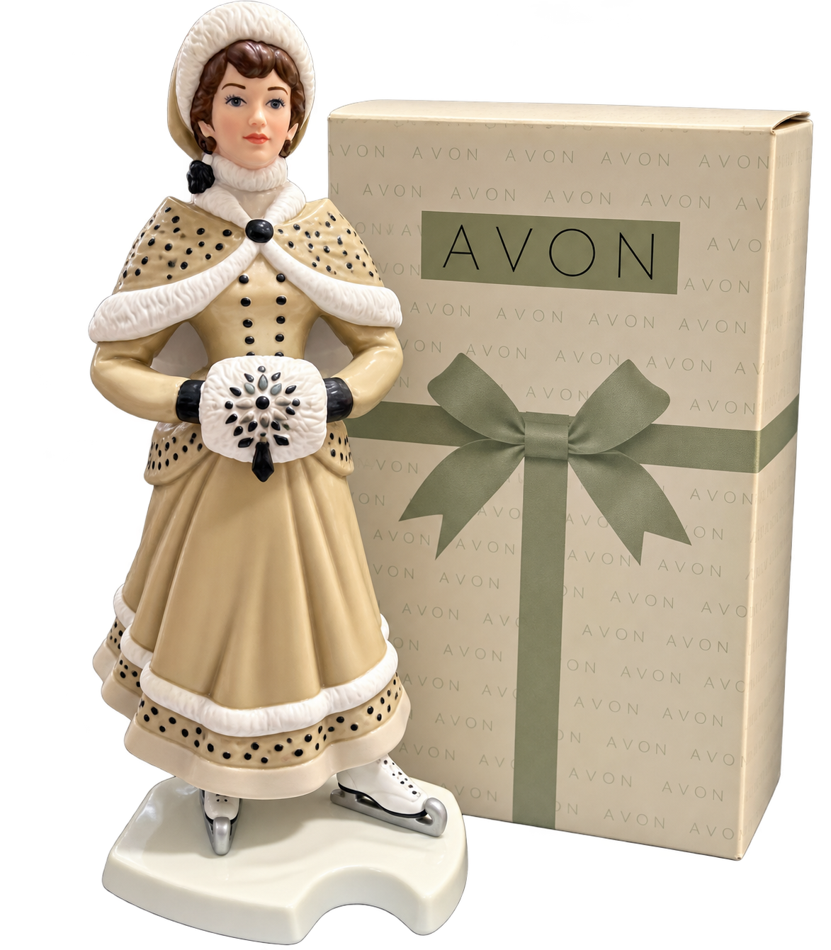 Avon 2014 Mrs. Albee Award Porcelain Figurine with Box 1