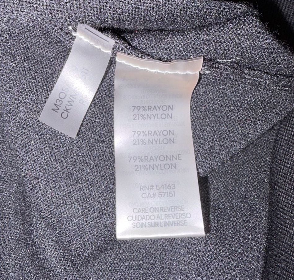 Calvin Klein Womens XL Colorblock Turtleneck Sweater Black Taupe Long Sleeve 5