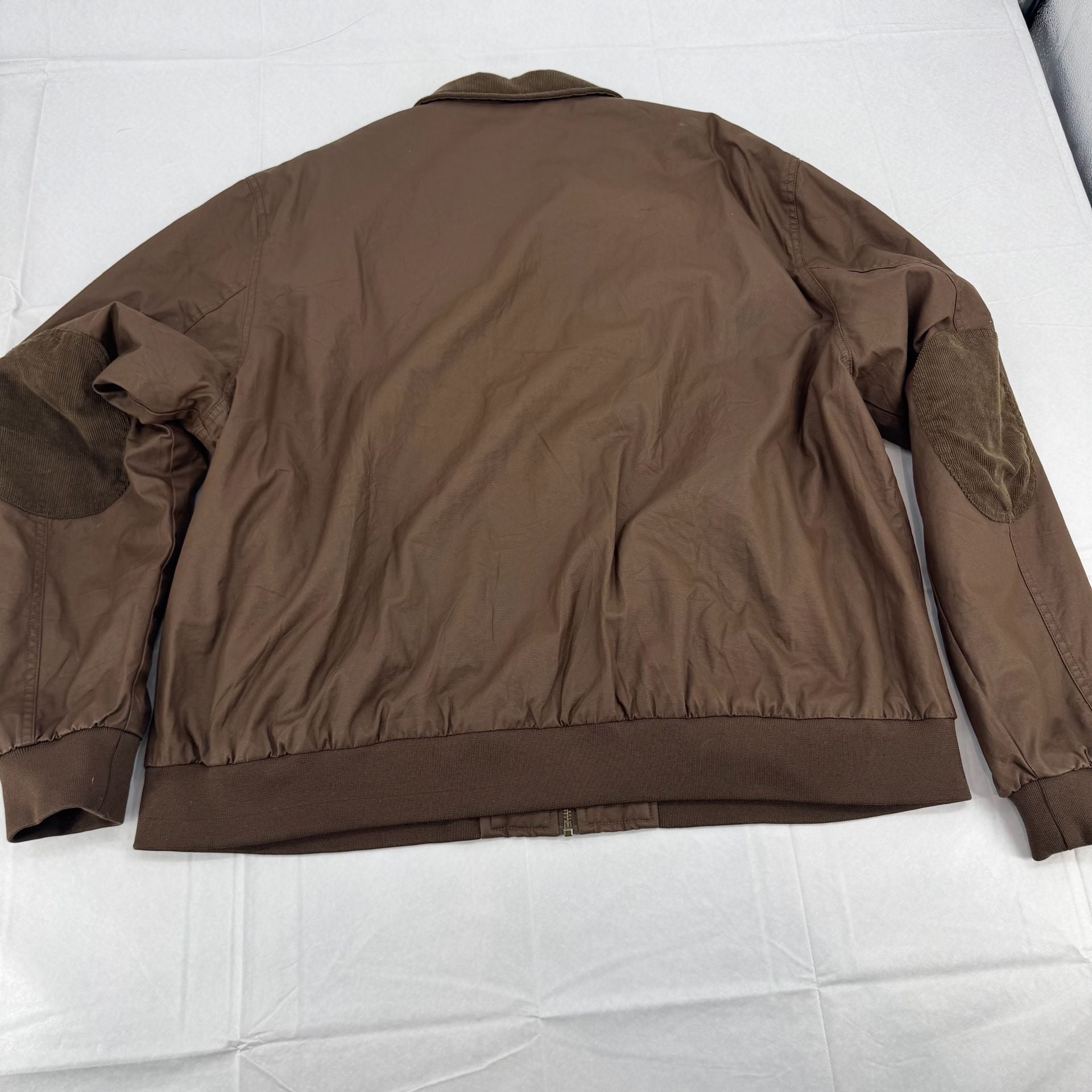 Brown Sherpa Lined Workwear Jacket US/2XL Corduroy Elbow Patches 7