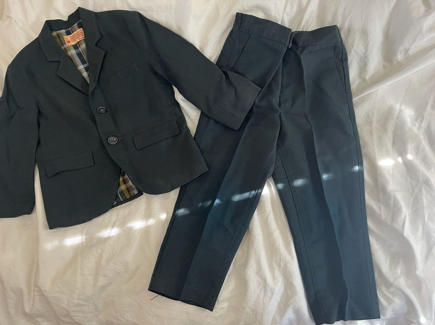 Vintage Towncraft Penn-Prest Boys Suit Set Size 4 1