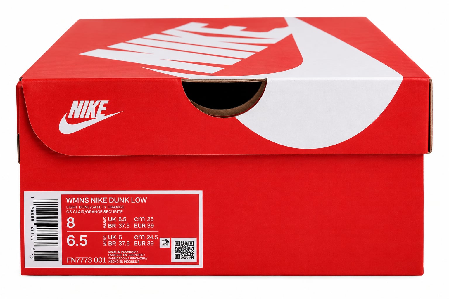WMNS NIKE DUNK LOW
LIGHT BONE/SAFETY ORANGE
OS CLAIR/ORANGE SECURITE 5