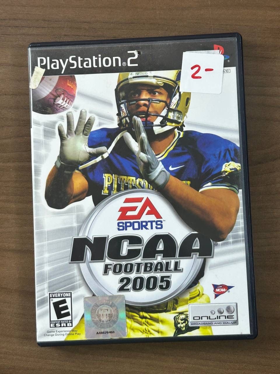 NCAA Football 2005 PS2 PlayStation 2 Game Disc Manual Case EA Sports 2004 1