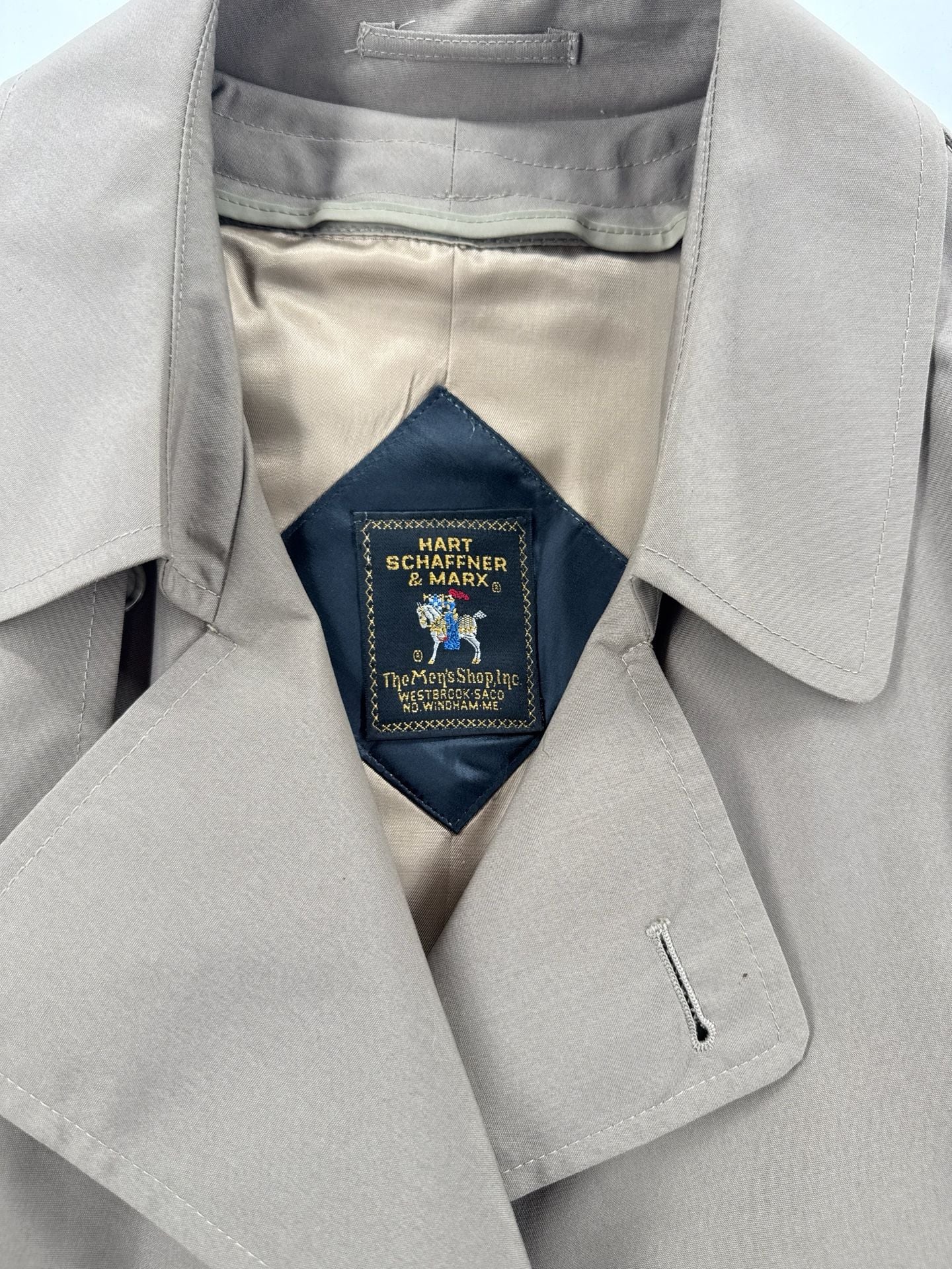 Hart Schaffner & Marx Trench Coat Tan 2
