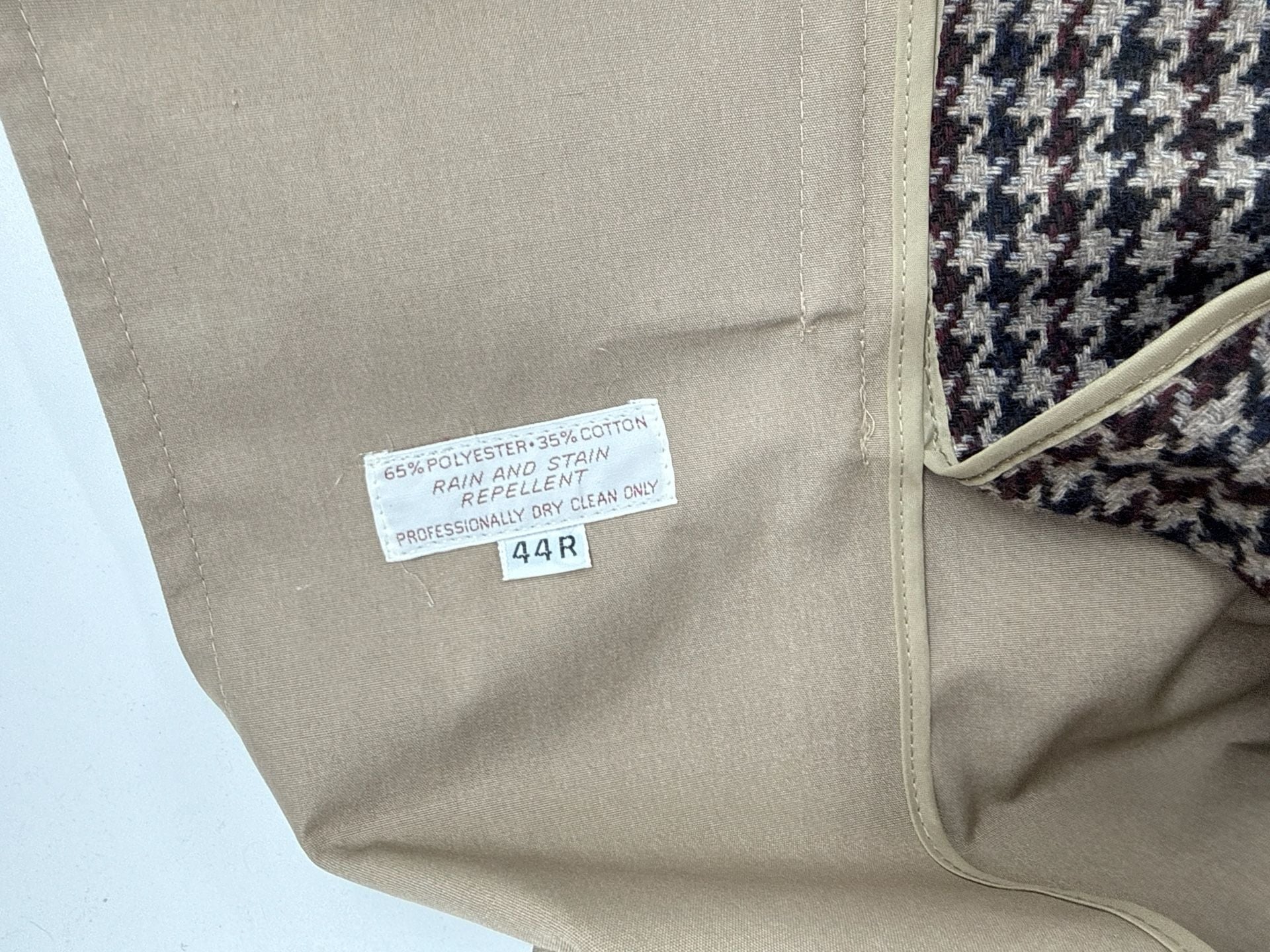 Hart Schaffner & Marx Trench Coat Tan 5