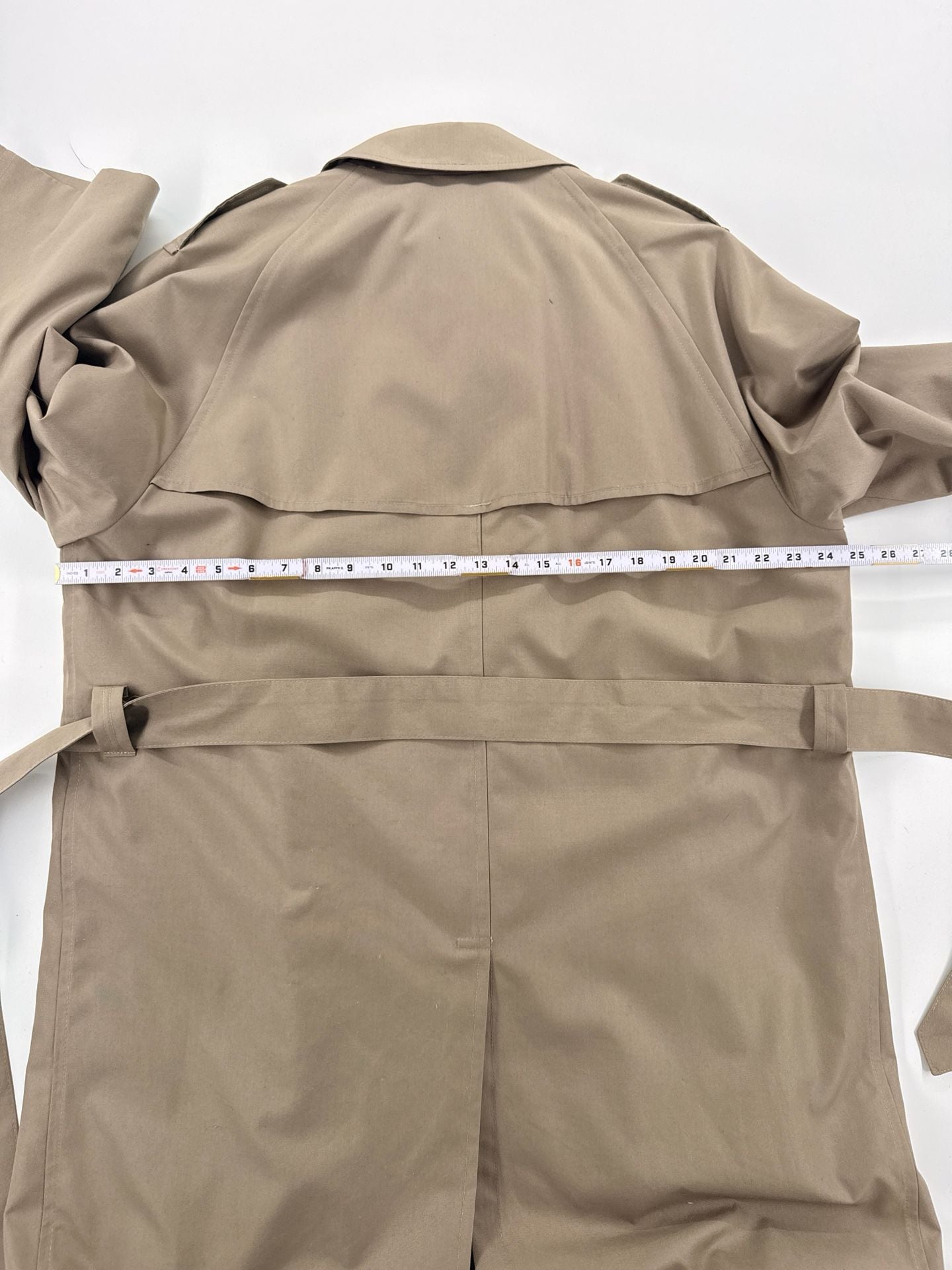 Hart Schaffner & Marx Trench Coat Tan 8