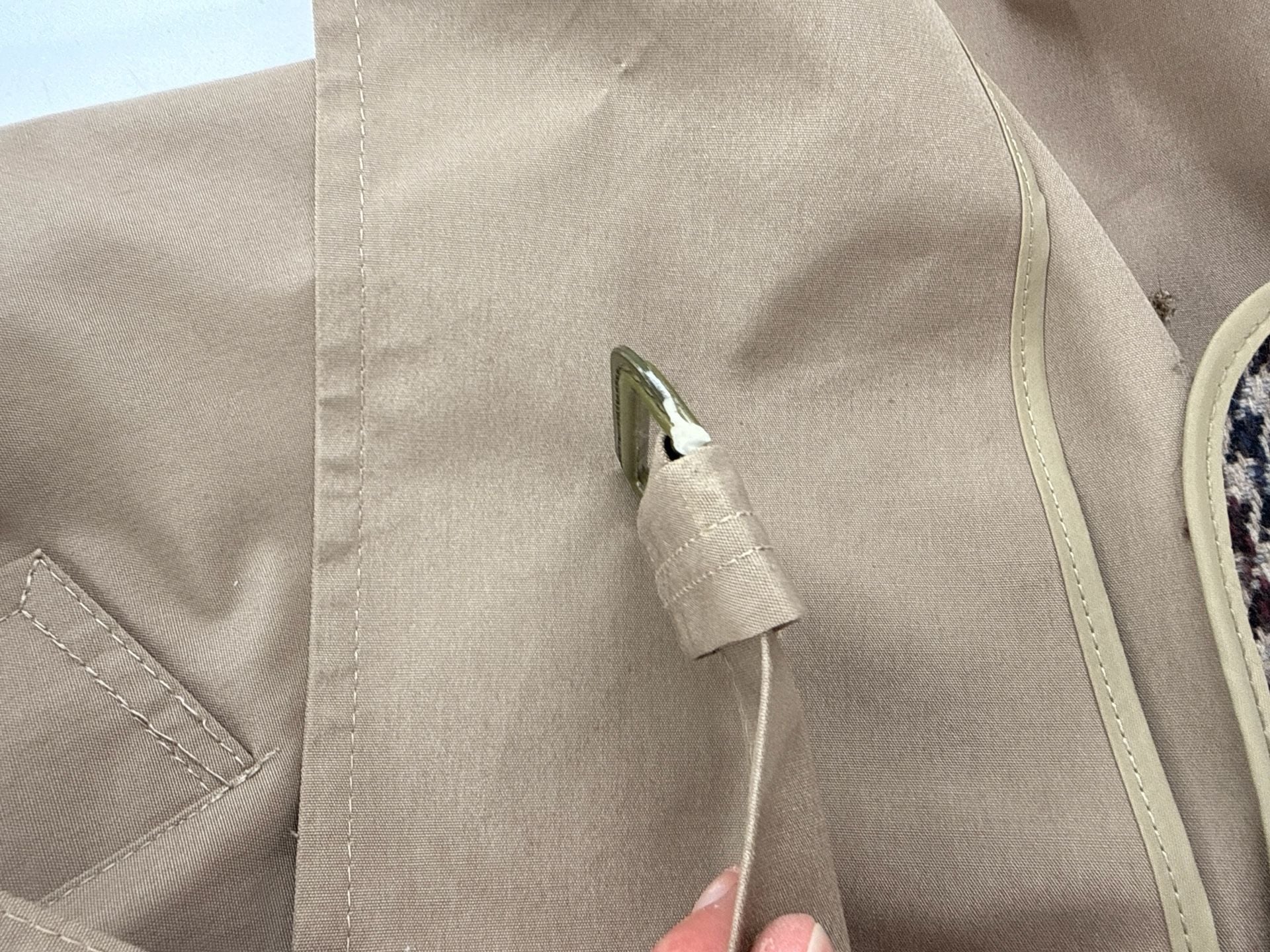Hart Schaffner & Marx Trench Coat Tan 10