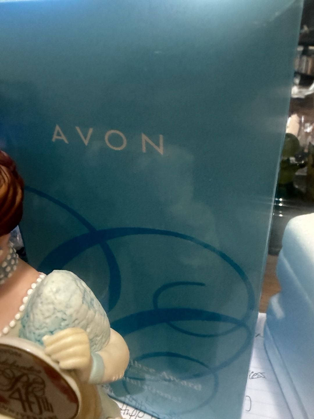 Avon Celebrates 40th Anniversary Porcelain Figurine 3