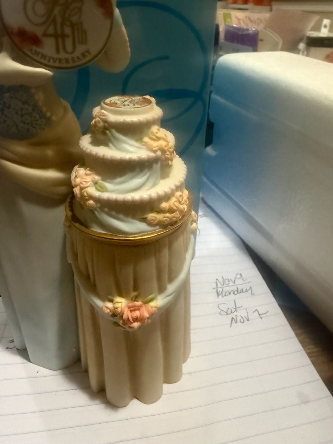 Avon Celebrates 40th Anniversary Porcelain Figurine 4
