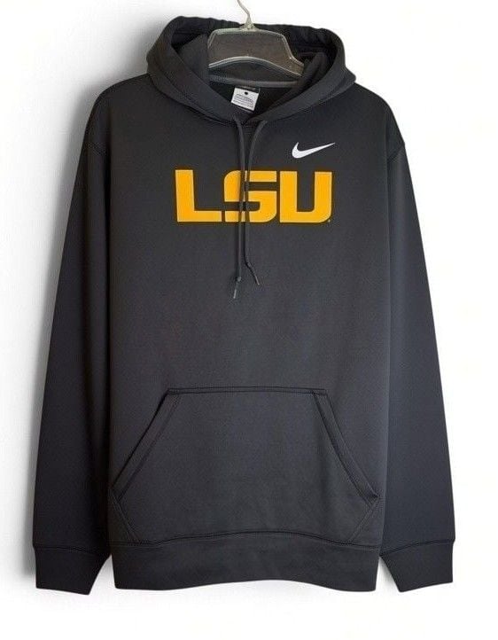 Nike LSU Therma-Fit Hoodie Size Large 3
