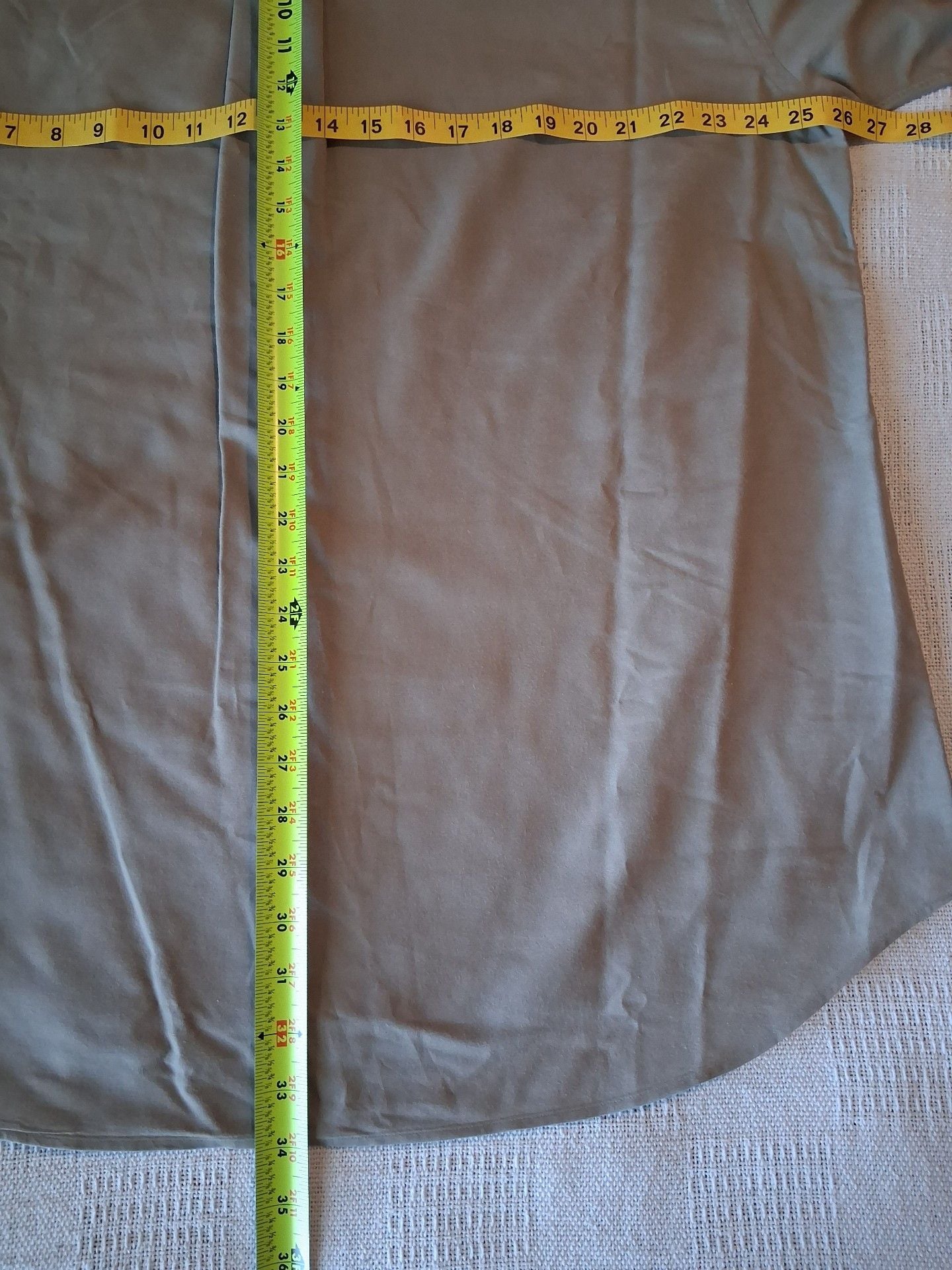 Nautica Vintage Oxford Shirt Size 16 1/2 32/33 Tan Long Sleeve 7