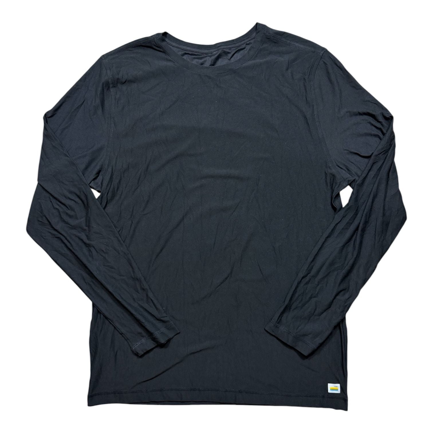 Vuori Long Sleeve Crew Shirt Black Size Large 2