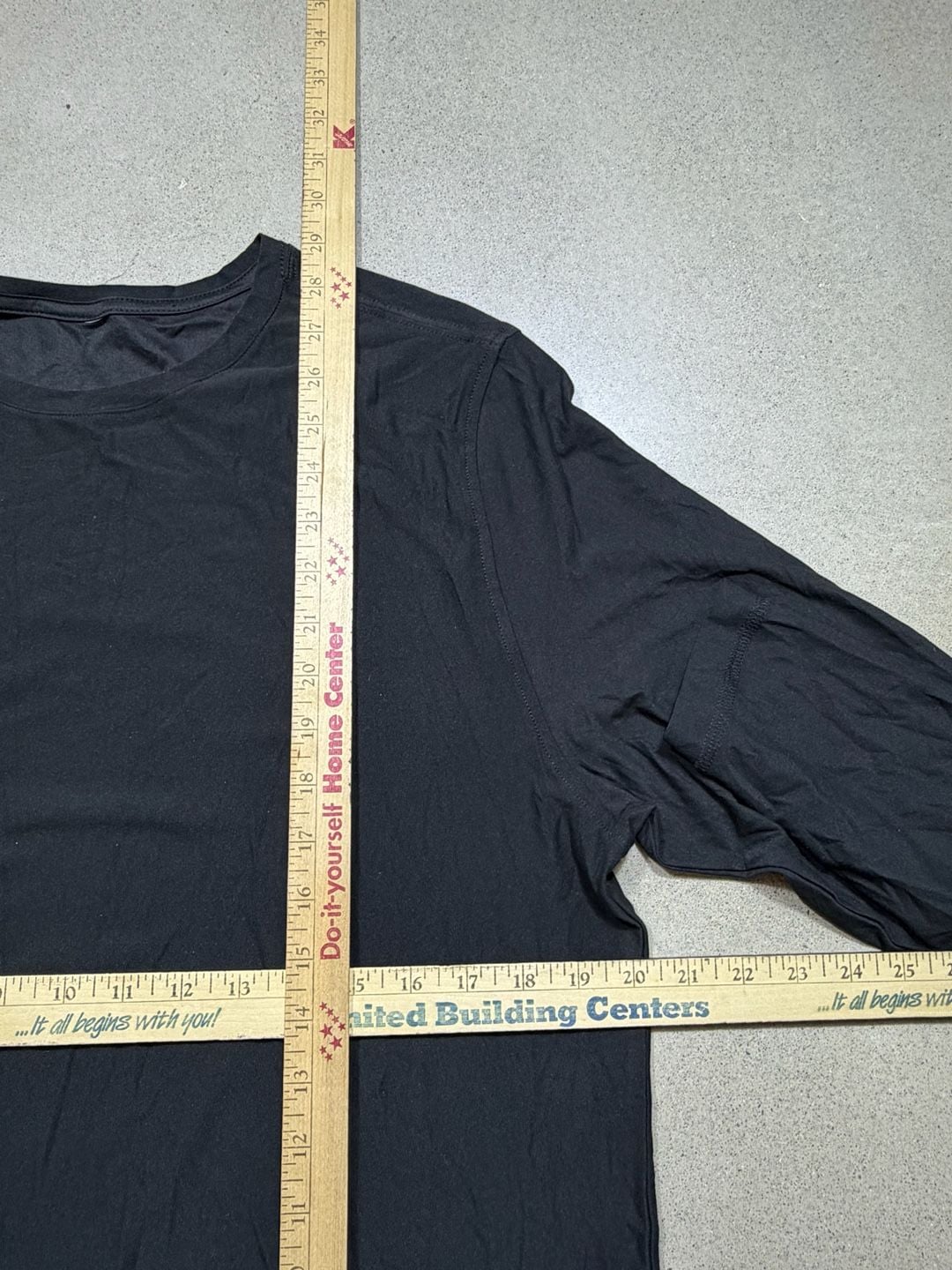 Vuori Long Sleeve Crew Shirt Black Size Large 6