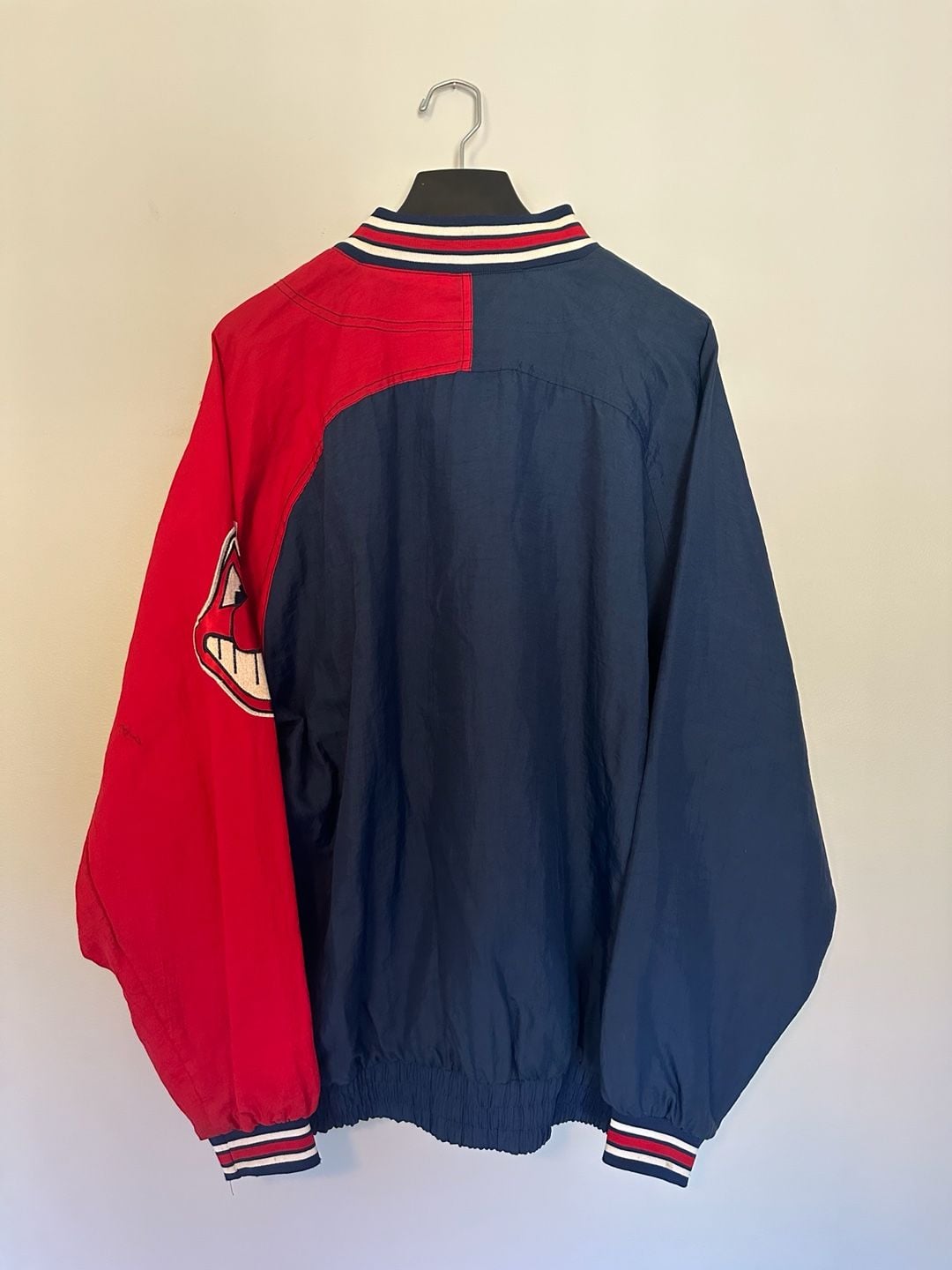 Vintage Starter Cleveland Indians Pullover Jacket Size L 3