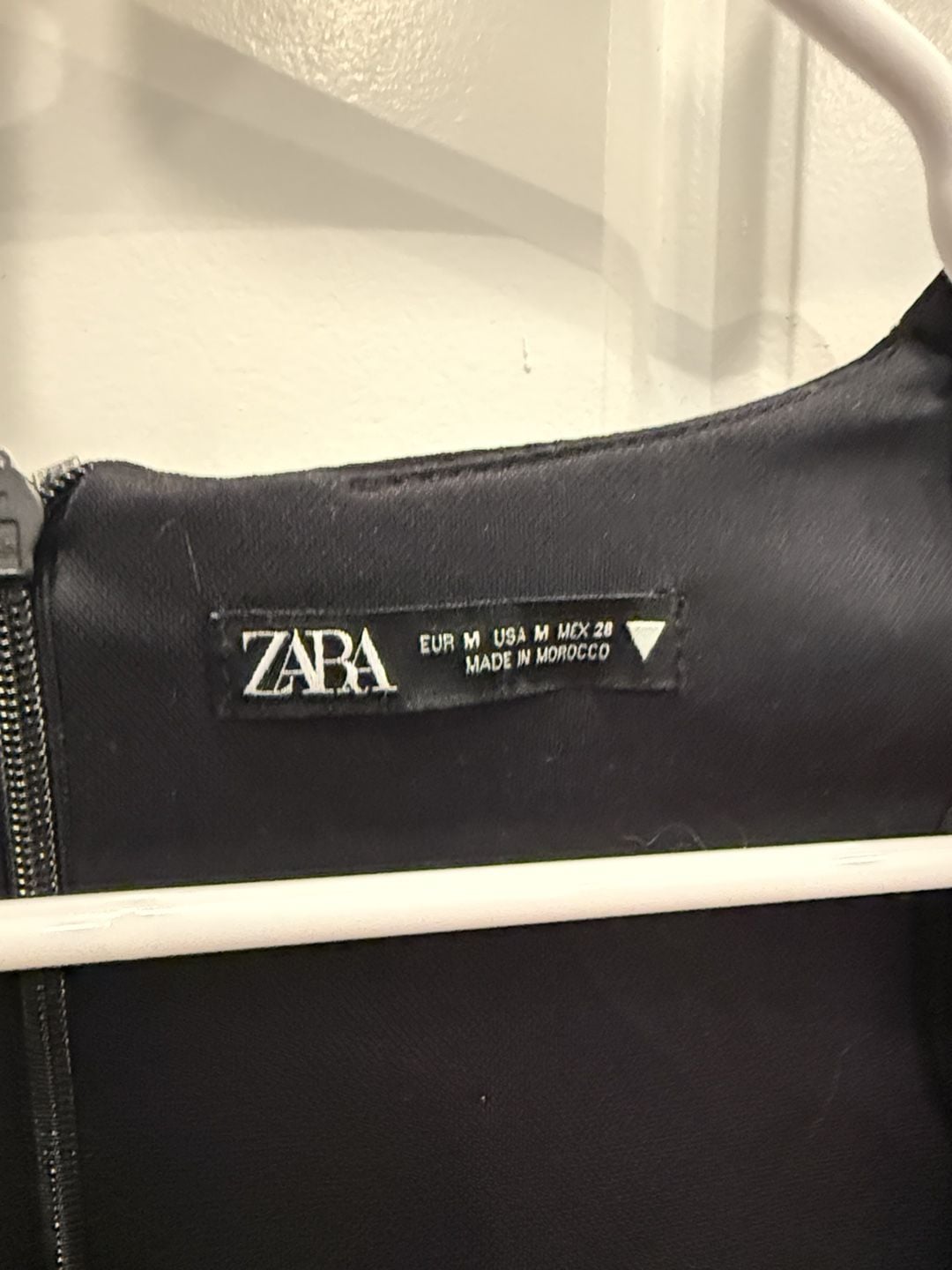 Zara Long Sleeve Bodysuit Size M Black Cowl Neck 3