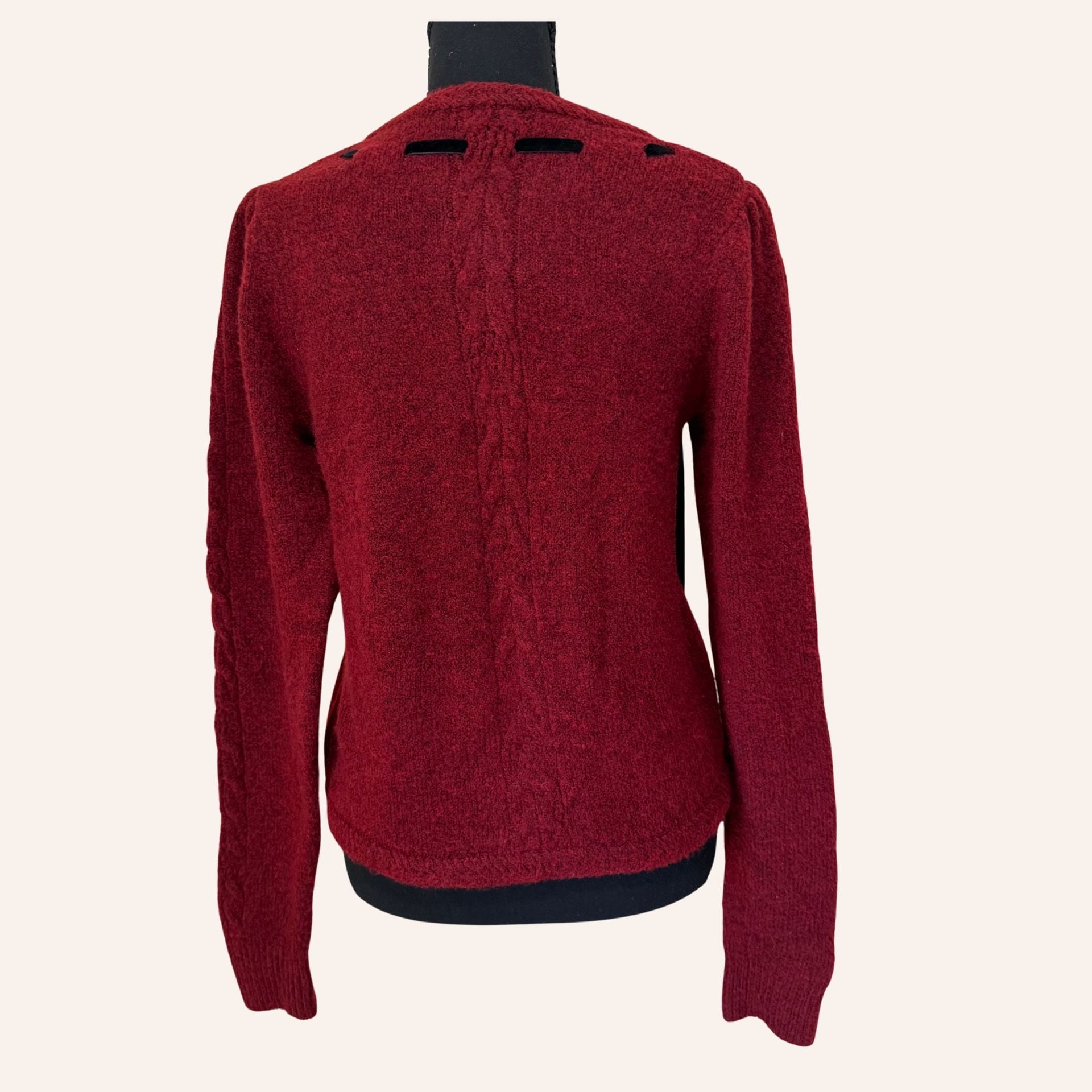 fuzzy sweater cardigan dark academia vampire witch gothic 3