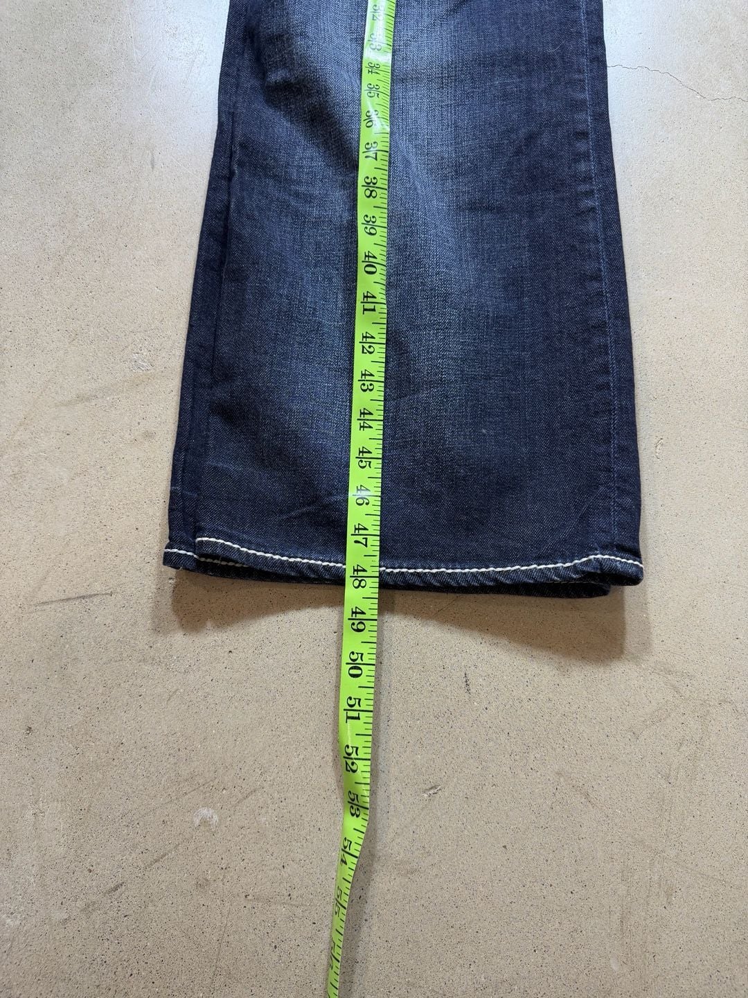 BKE Tyler Relaxed Straight Denim Jeans 40x35 Blue 8