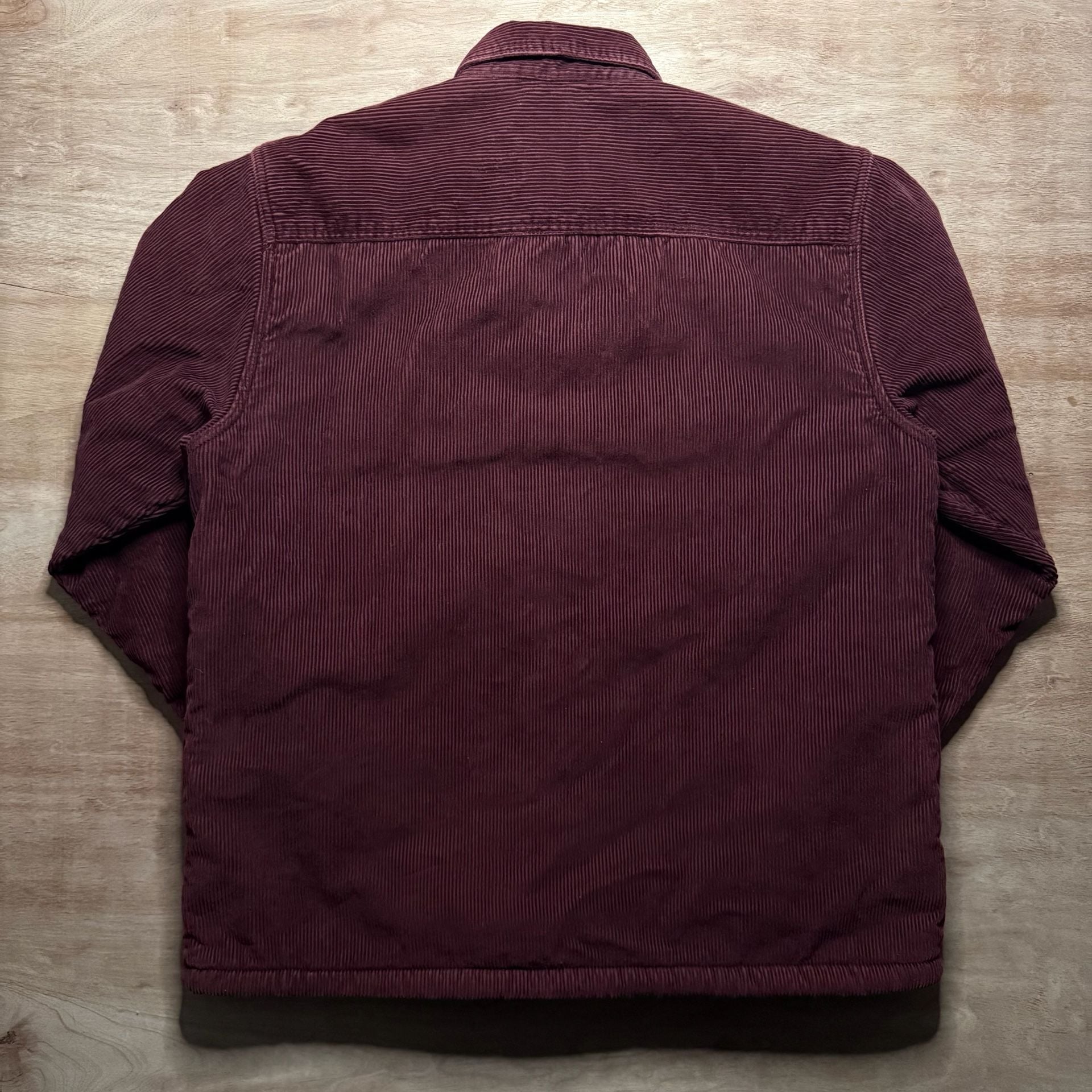 Vintage Fieldmaster Burgundy Corduroy Sherpa Lined Jacket Men’s Large 8