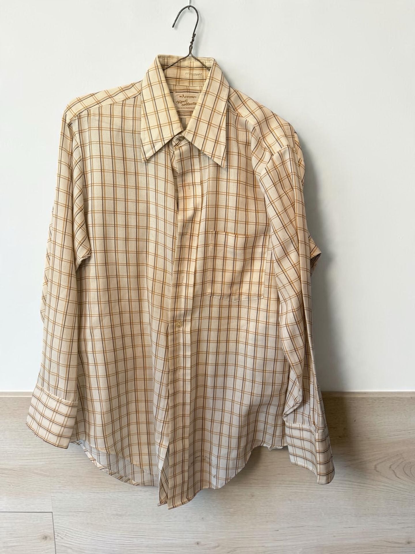 Arrow Kent Collection Vintage Plaid Long Sleeve Shirt 2