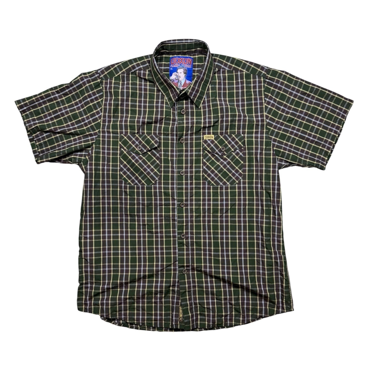 Dixxon Flannel Company Button Up Shirt Size XL anchorman scotch 2