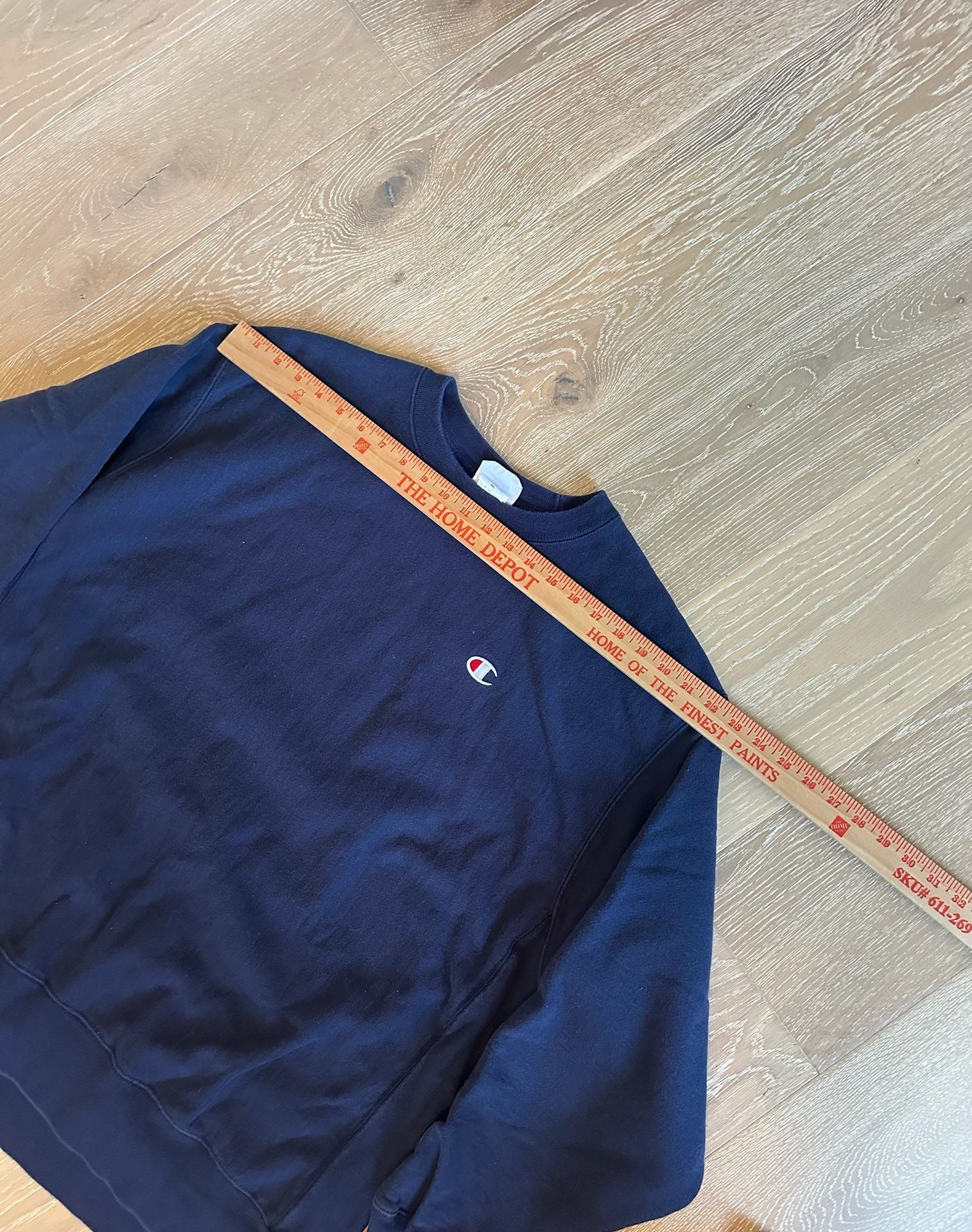 Champion Reverse Weave Crewneck Sweatshirt Navy 7