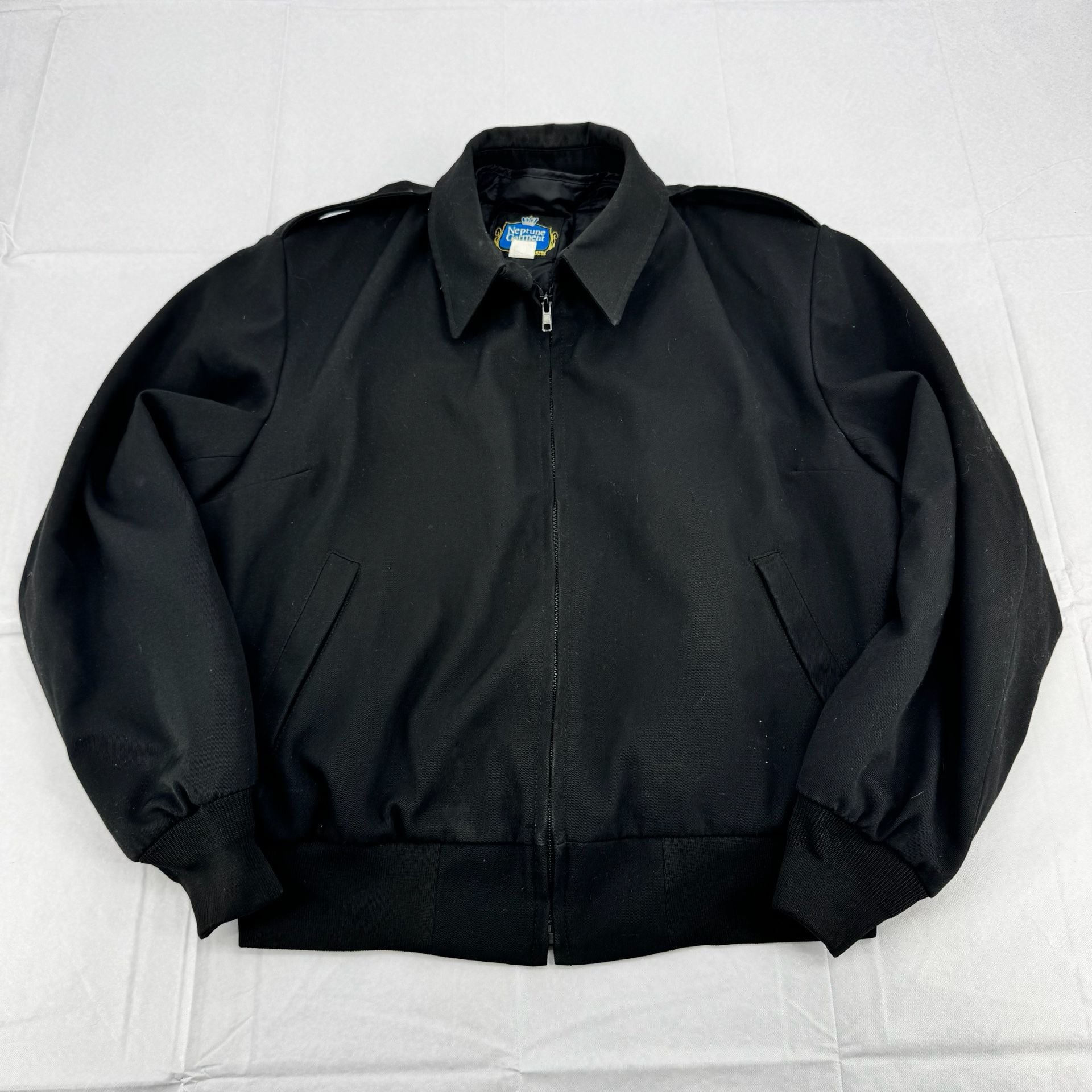 Vintage Neptune Garment Co. Eisenhower Jacket Size 22 Regular Black 2