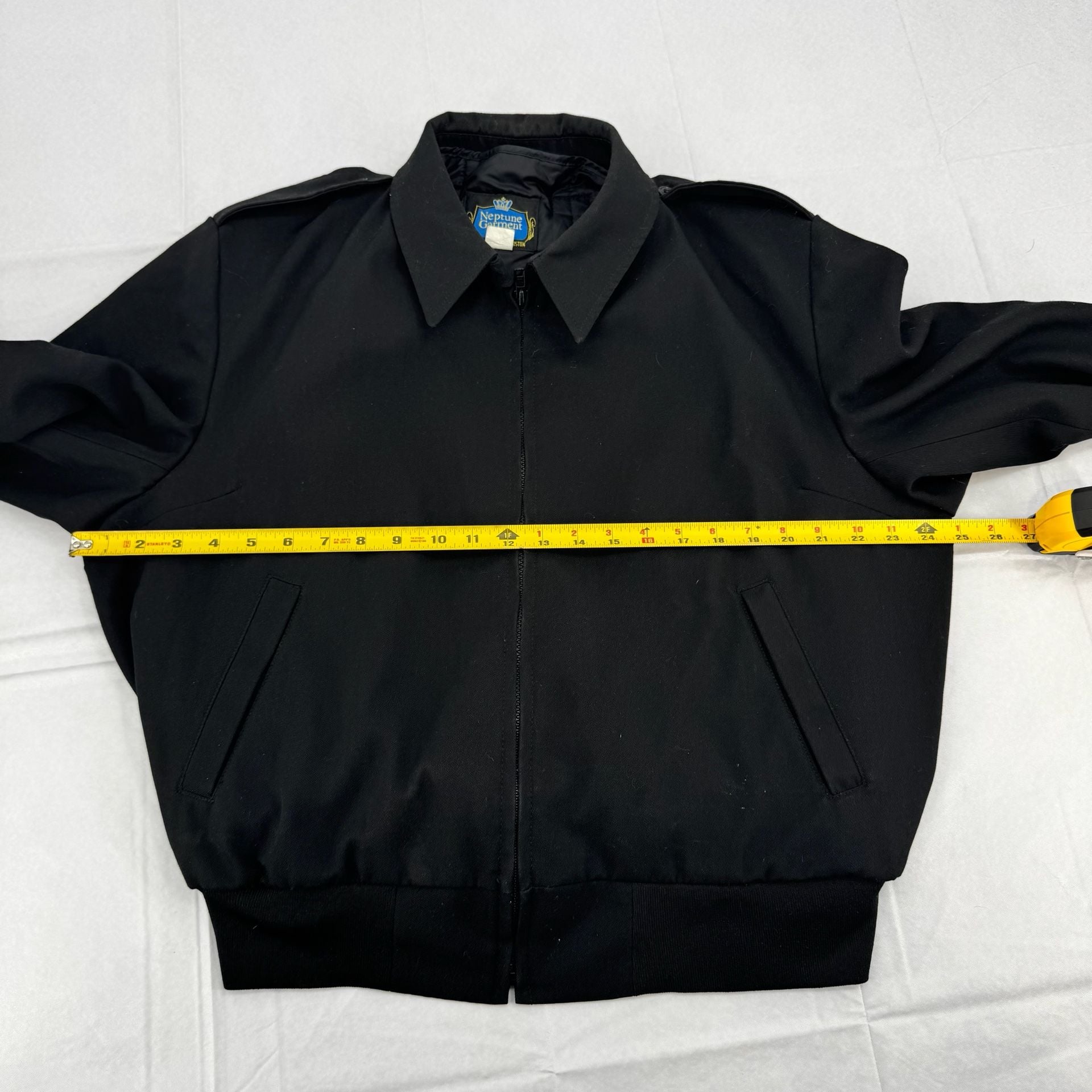 Vintage Neptune Garment Co. Eisenhower Jacket Size 22 Regular Black 7