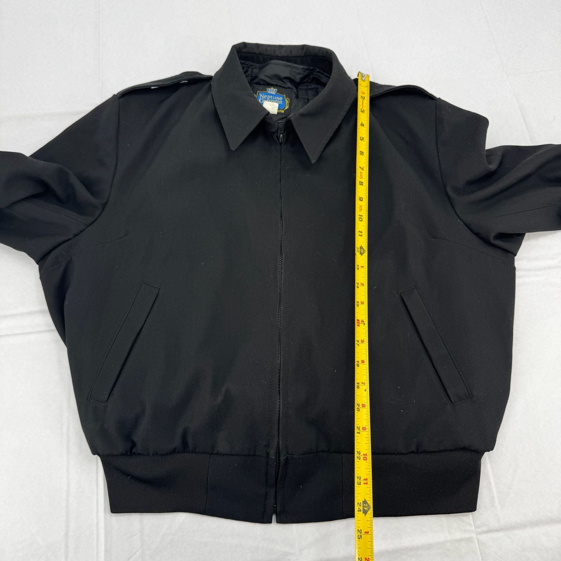 Vintage Neptune Garment Co. Eisenhower Jacket Size 22 Regular Black 8