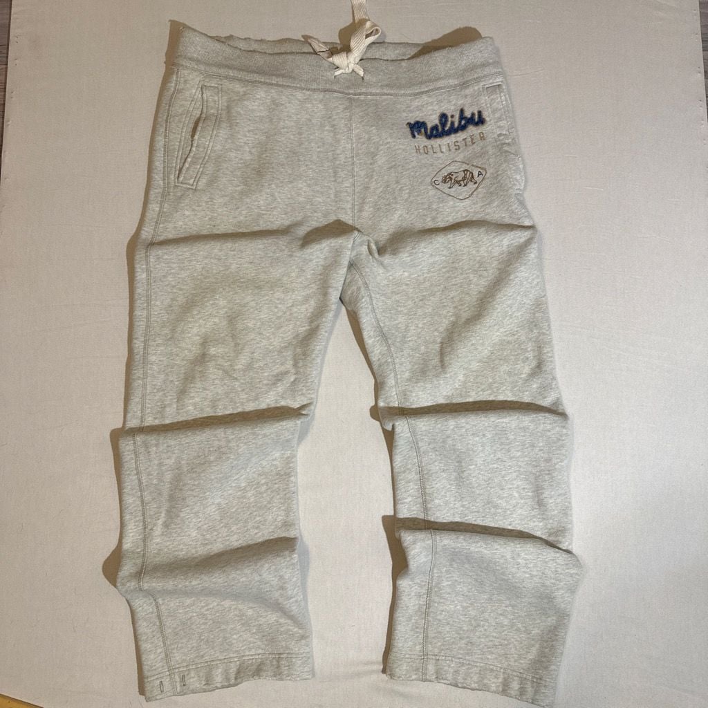 Hollister 2000s Malibu Grey Sweatpants Size XL 2
