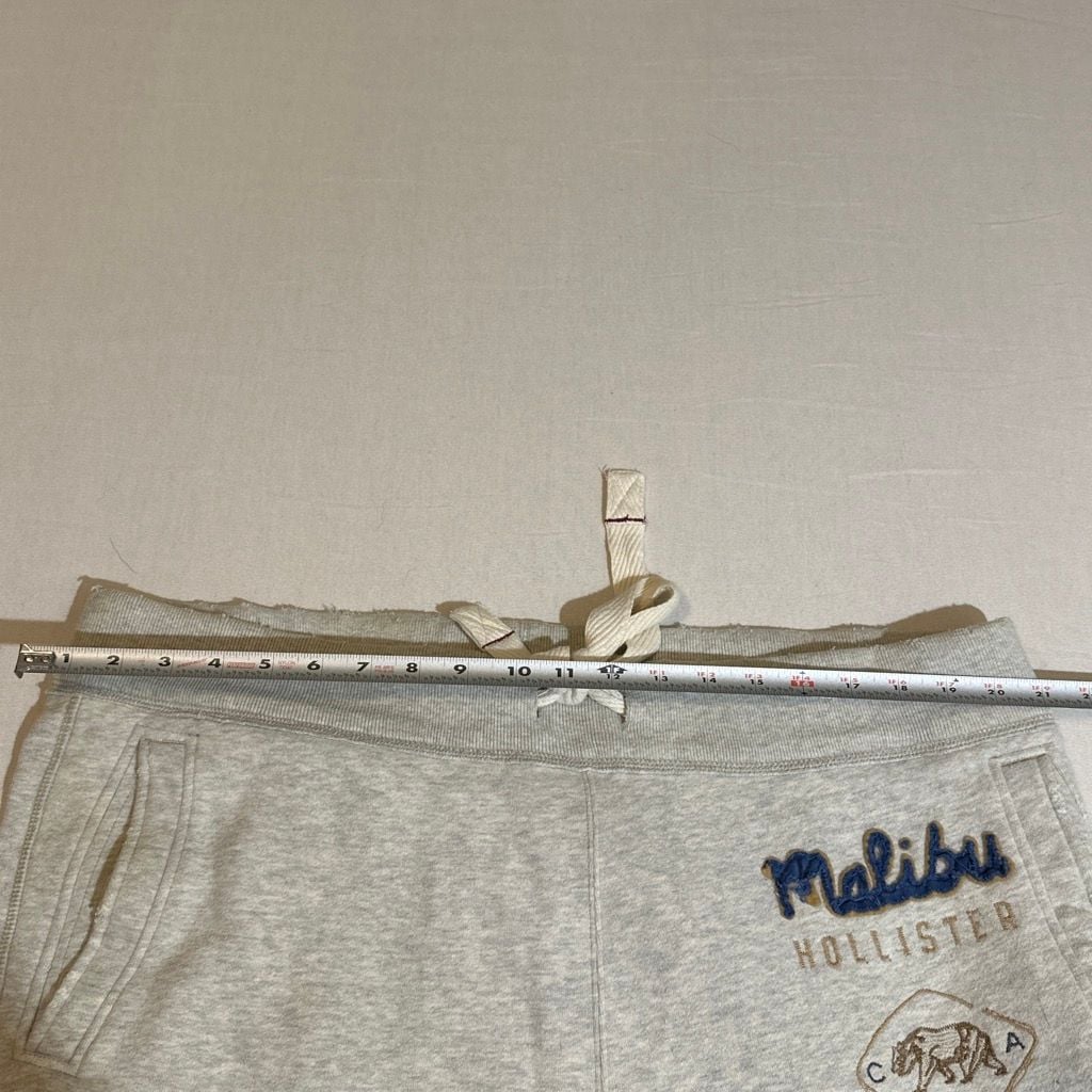 Hollister 2000s Malibu Grey Sweatpants Size XL 5
