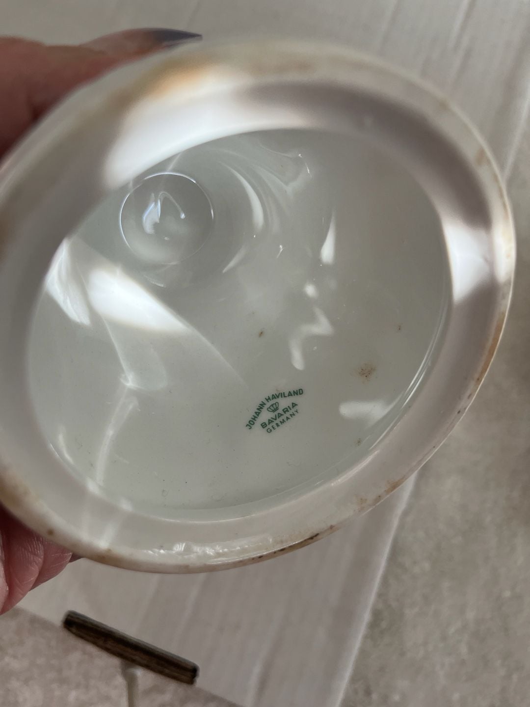 Johann Haviland Bavaria Germany Porcelain Candlestick Holders Set 7