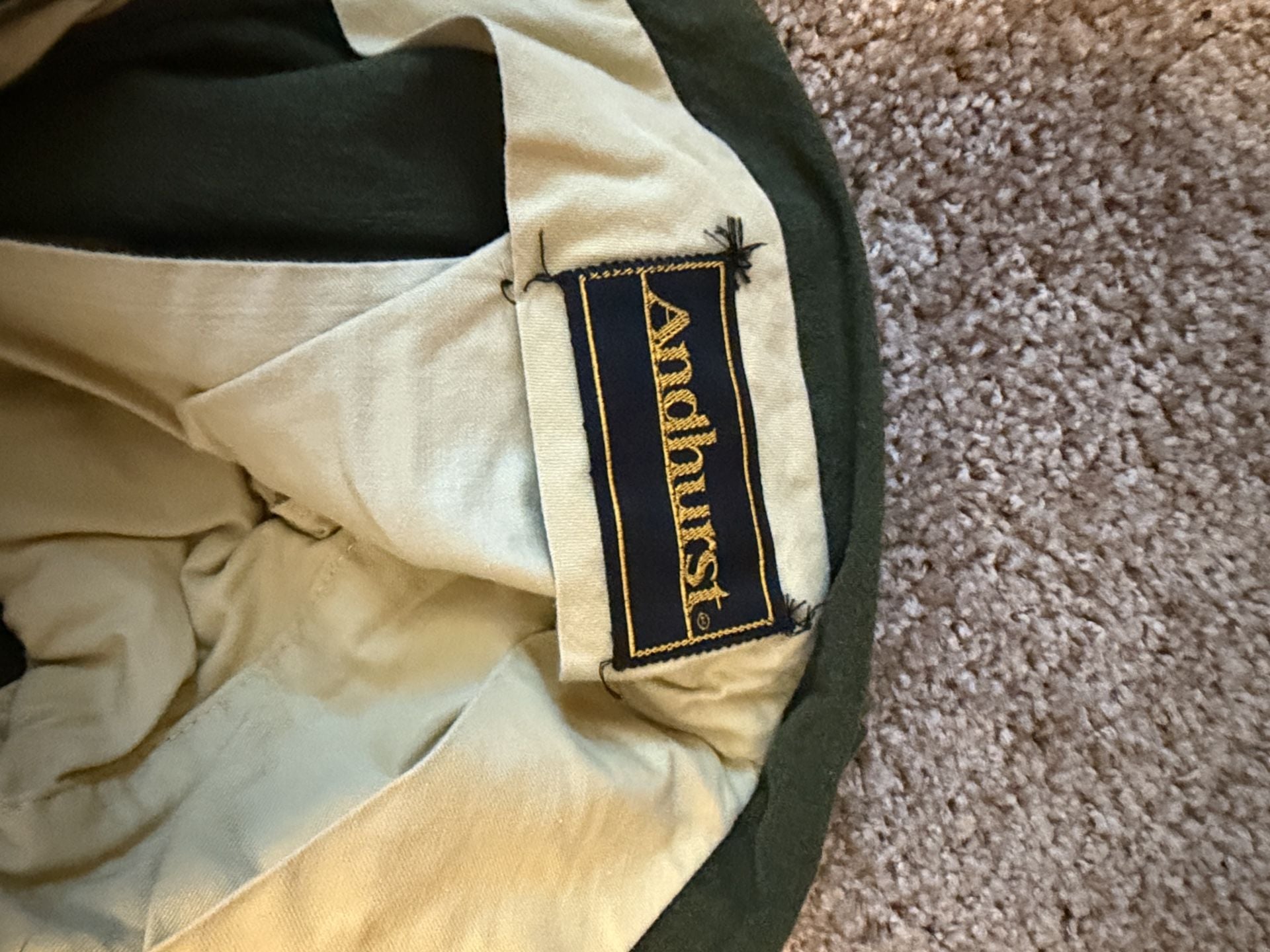 Andhurst Vintage Straight Leg Pants Olive Green 3