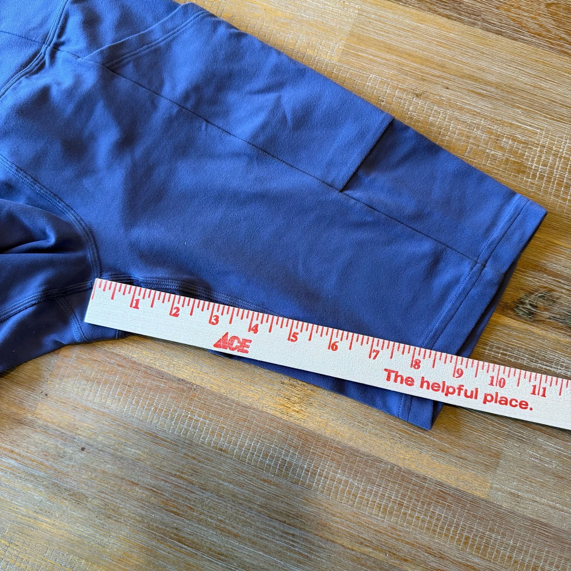 REI Co-op Active Bike Shorts Blue High Rise Pockets Hiking Cycling Women Size S 5