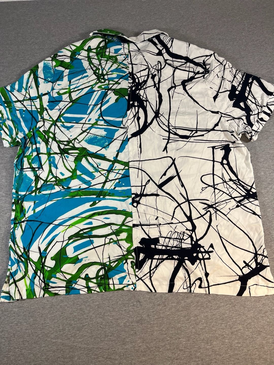 Robert Graham Vibrant Abstract Splatter Print Button-Down Shirt Men’s 3XL 5