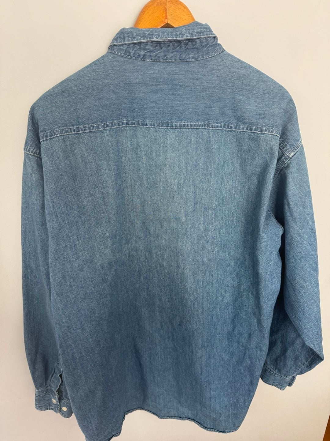 Gap Factory Store Denim Button-Down Shirt Size XL Long Sleeve 4