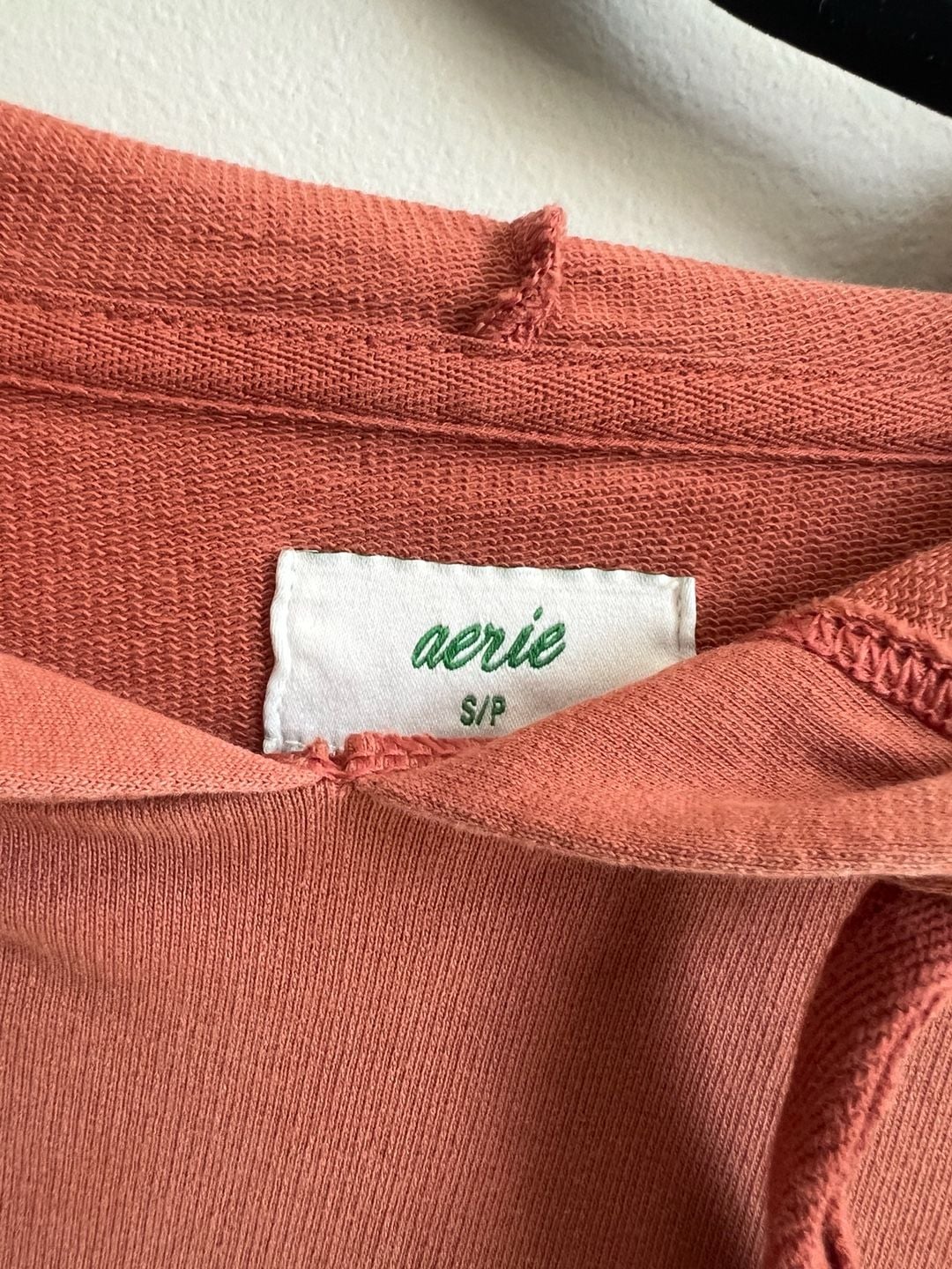 Aerie Hoodie Size L Terracotta Oversized Pullover 3