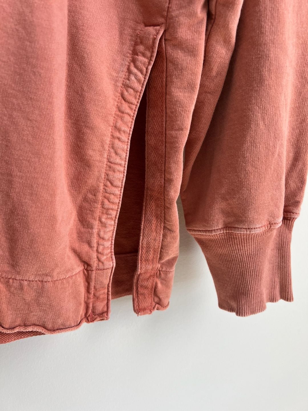 Aerie Hoodie Size L Terracotta Oversized Pullover 4